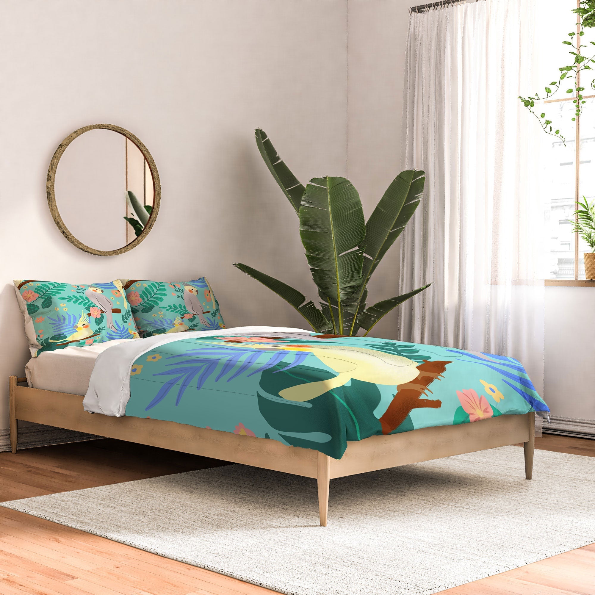 Design by Spark Cockatiel Beauty Comforter
