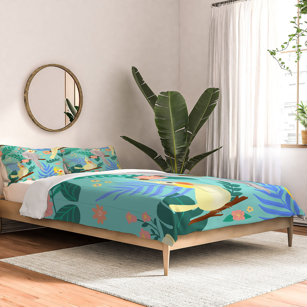 Design by Spark Cockatiel Beauty Comforter