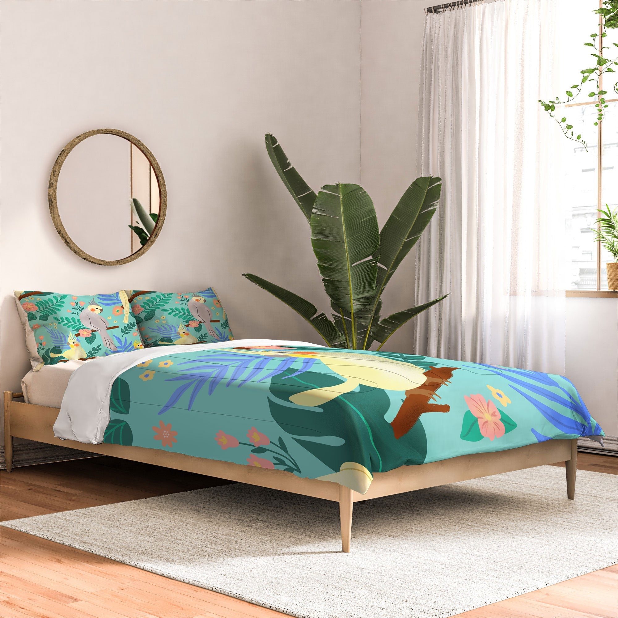 Design by Spark Cockatiel Beauty Comforter