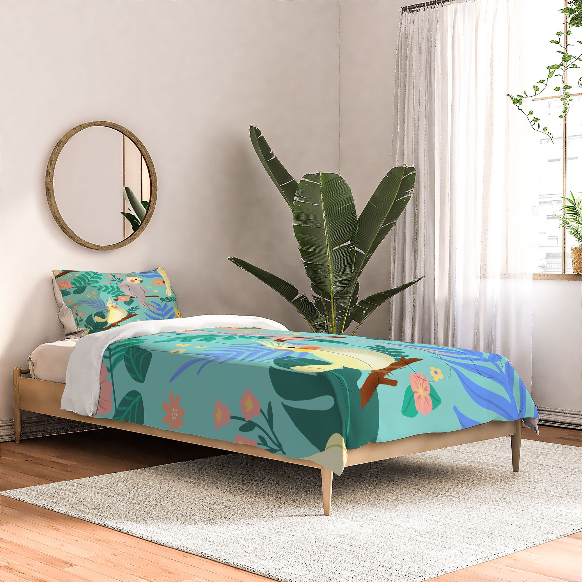 Design by Spark Cockatiel Beauty Comforter