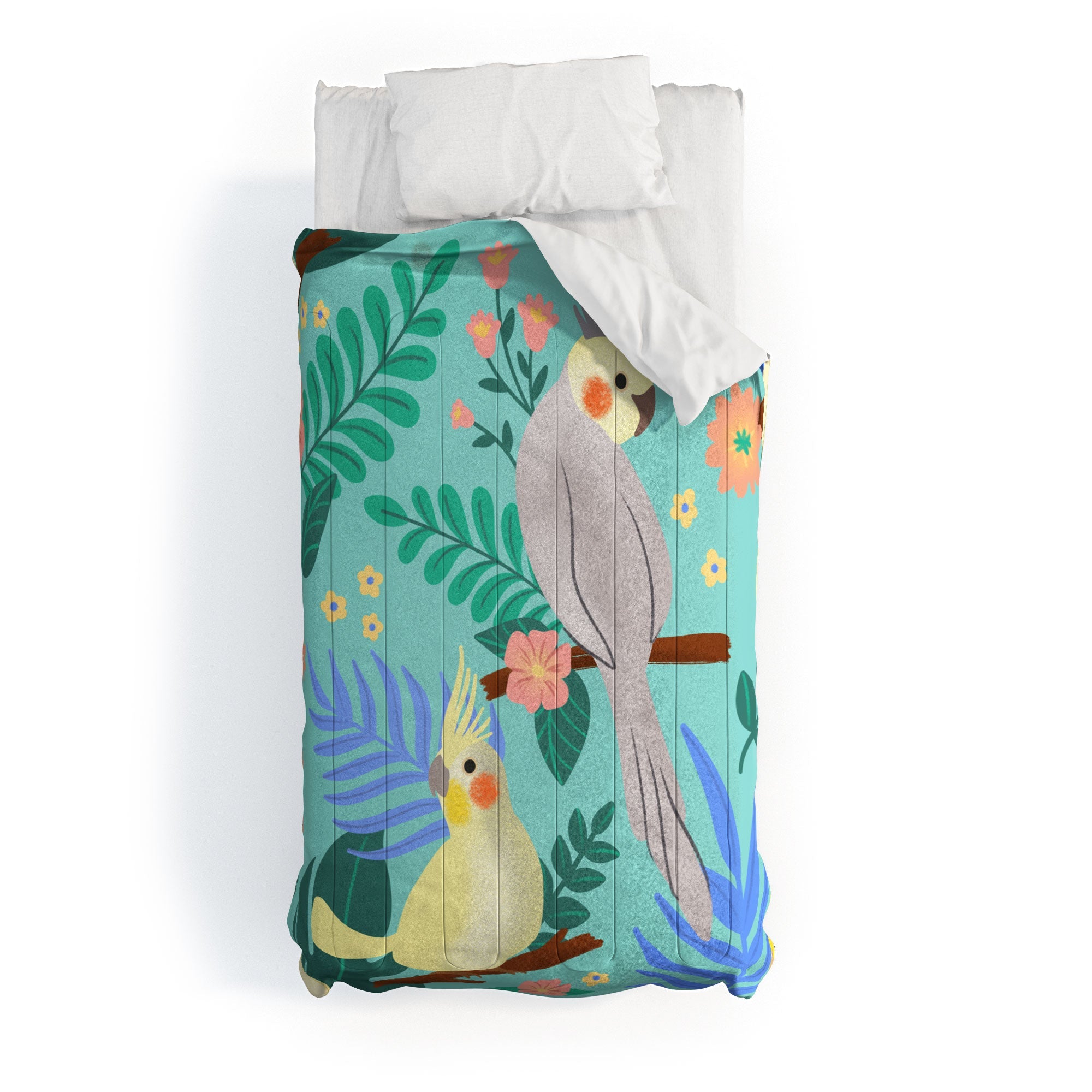 Design by Spark Cockatiel Beauty Comforter