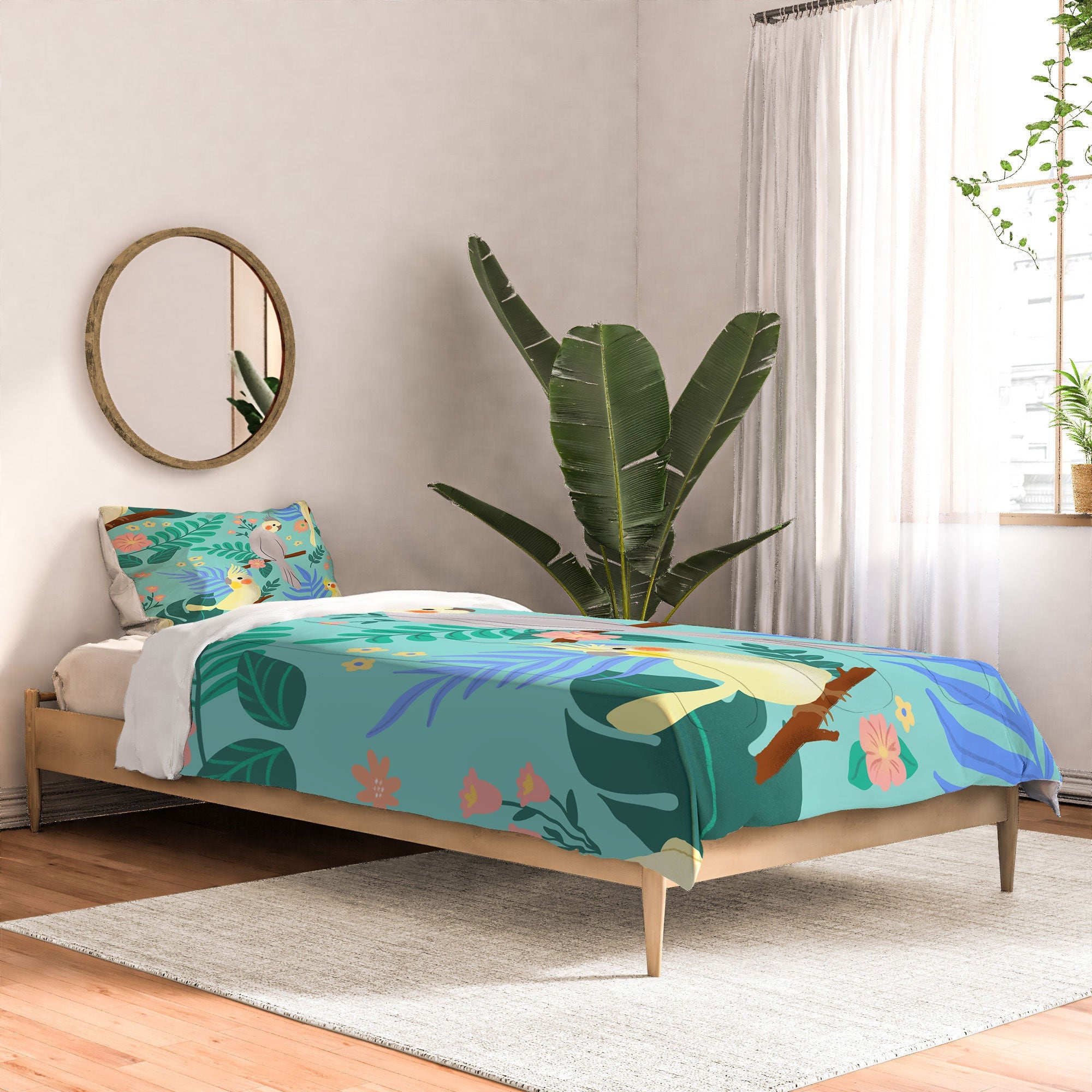 Design by Spark Cockatiel Beauty Comforter