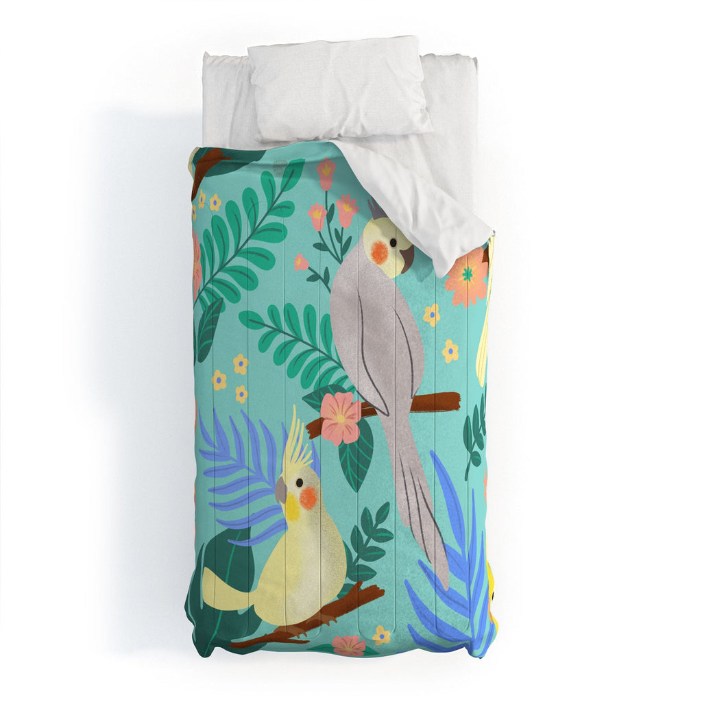 Design by Spark Cockatiel Beauty Comforter