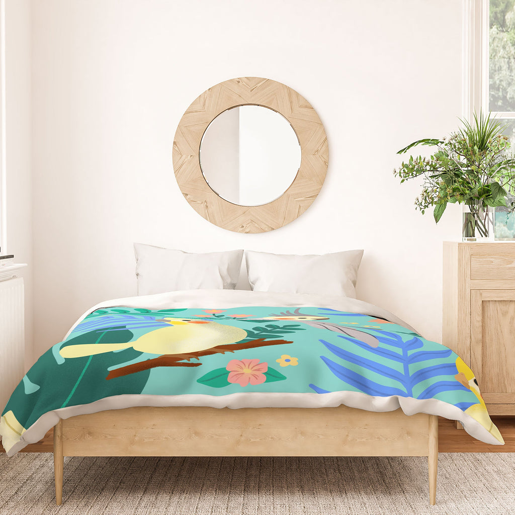 Design by Spark Cockatiel Beauty Duvet Cover
