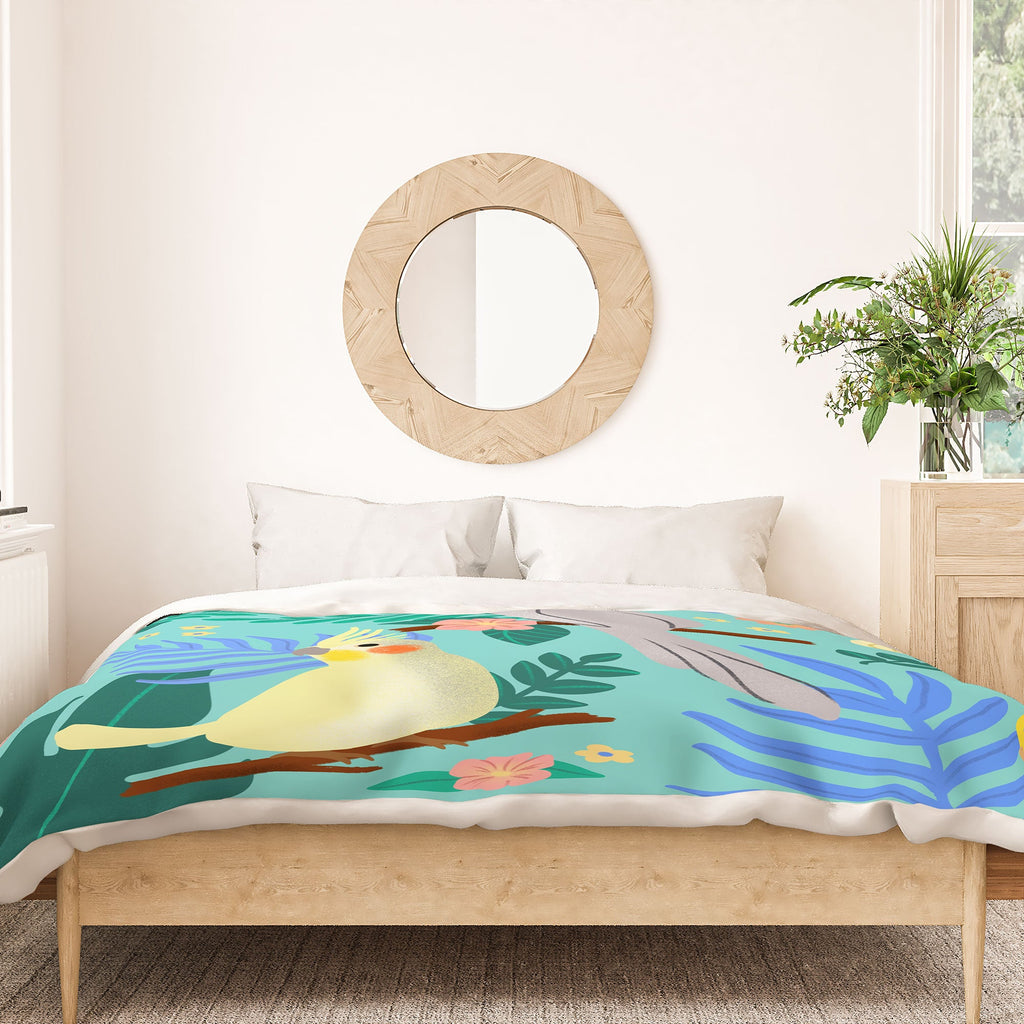 Design by Spark Cockatiel Beauty Duvet Cover