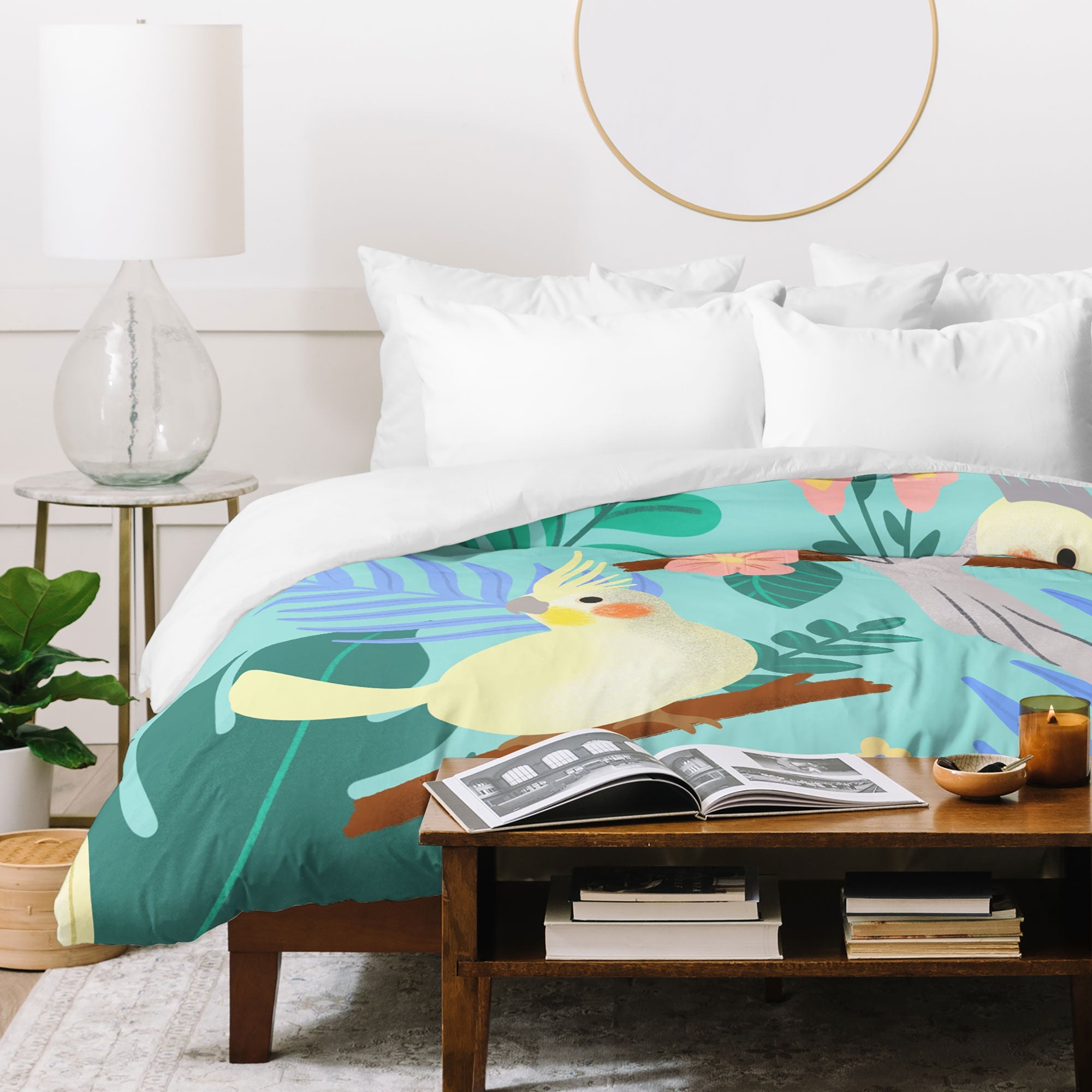 Design by Spark Cockatiel Beauty Duvet Cover