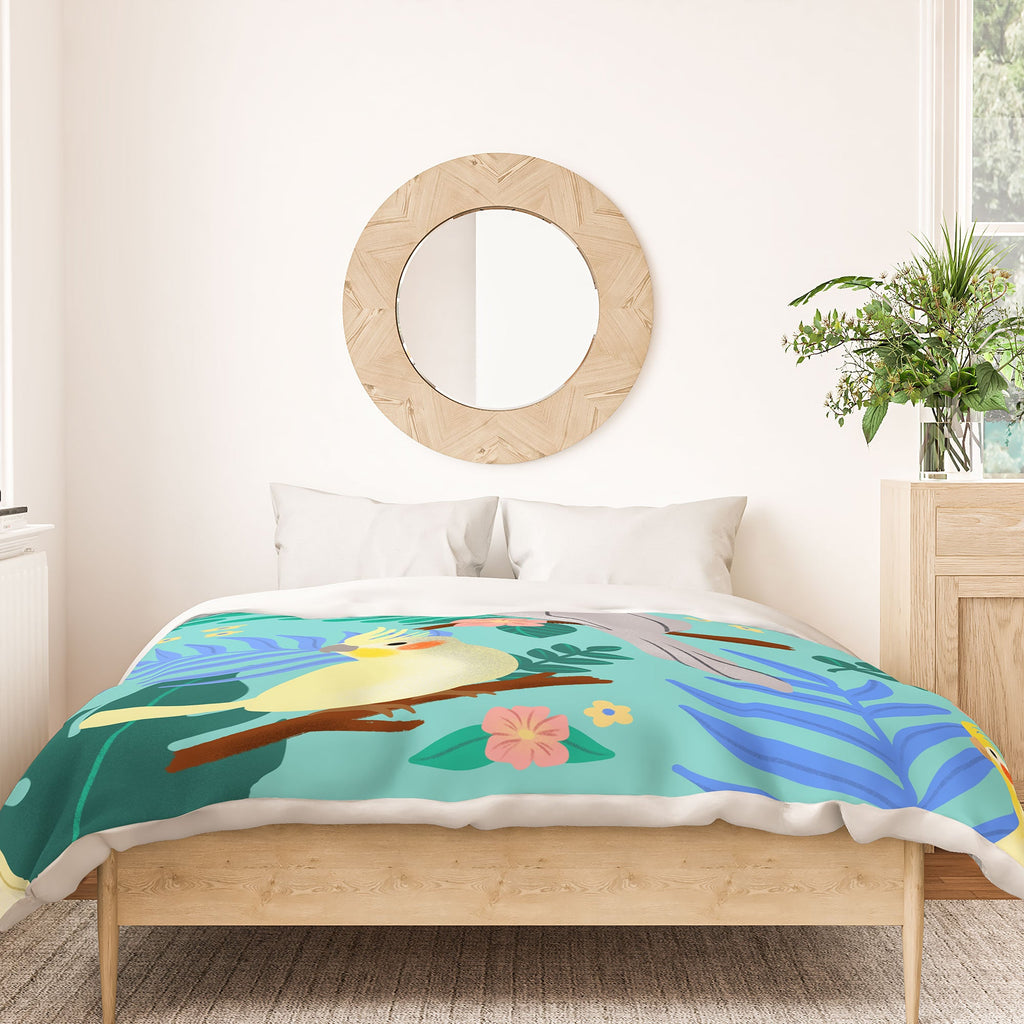 Design by Spark Cockatiel Beauty Duvet Cover