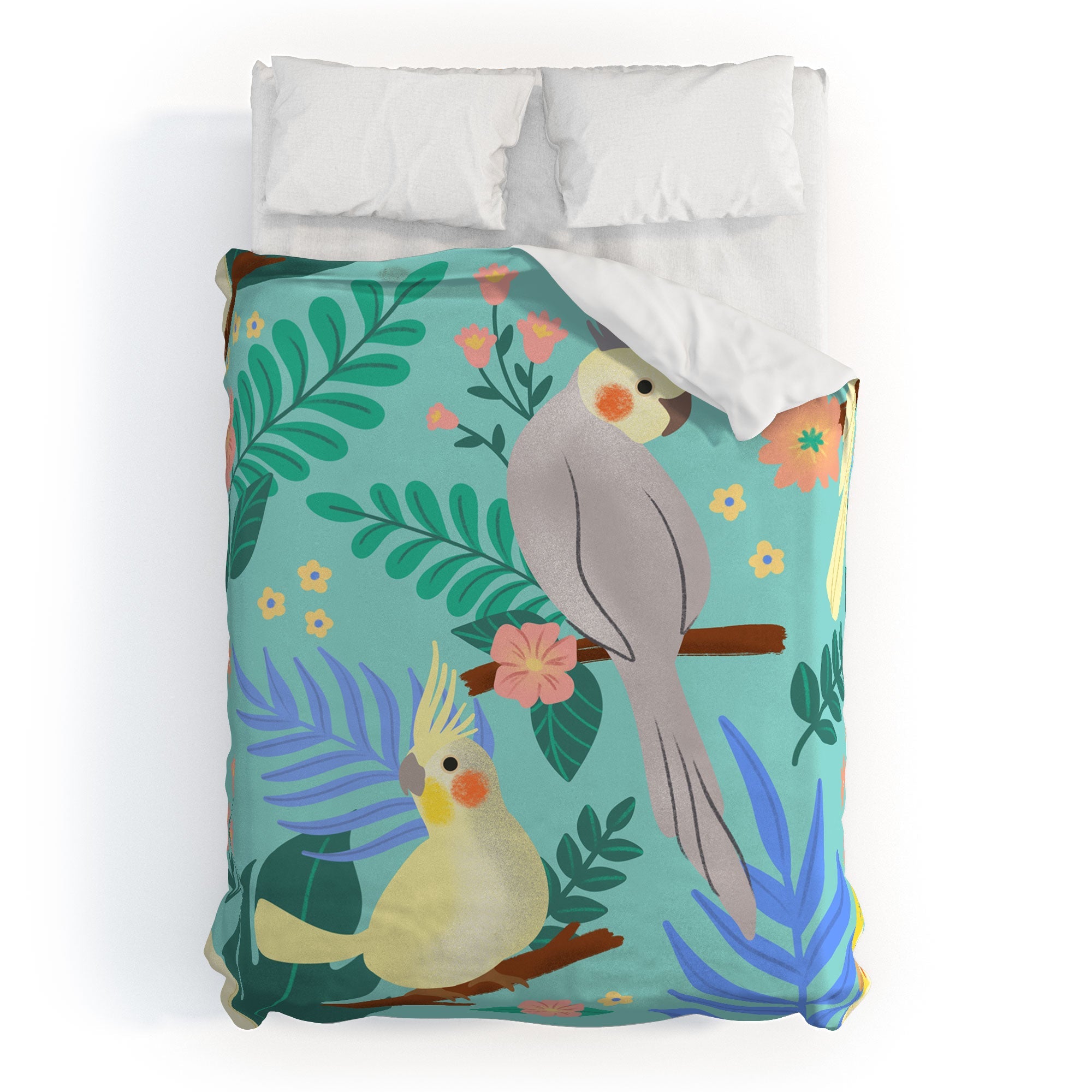 Design by Spark Cockatiel Beauty Duvet Cover