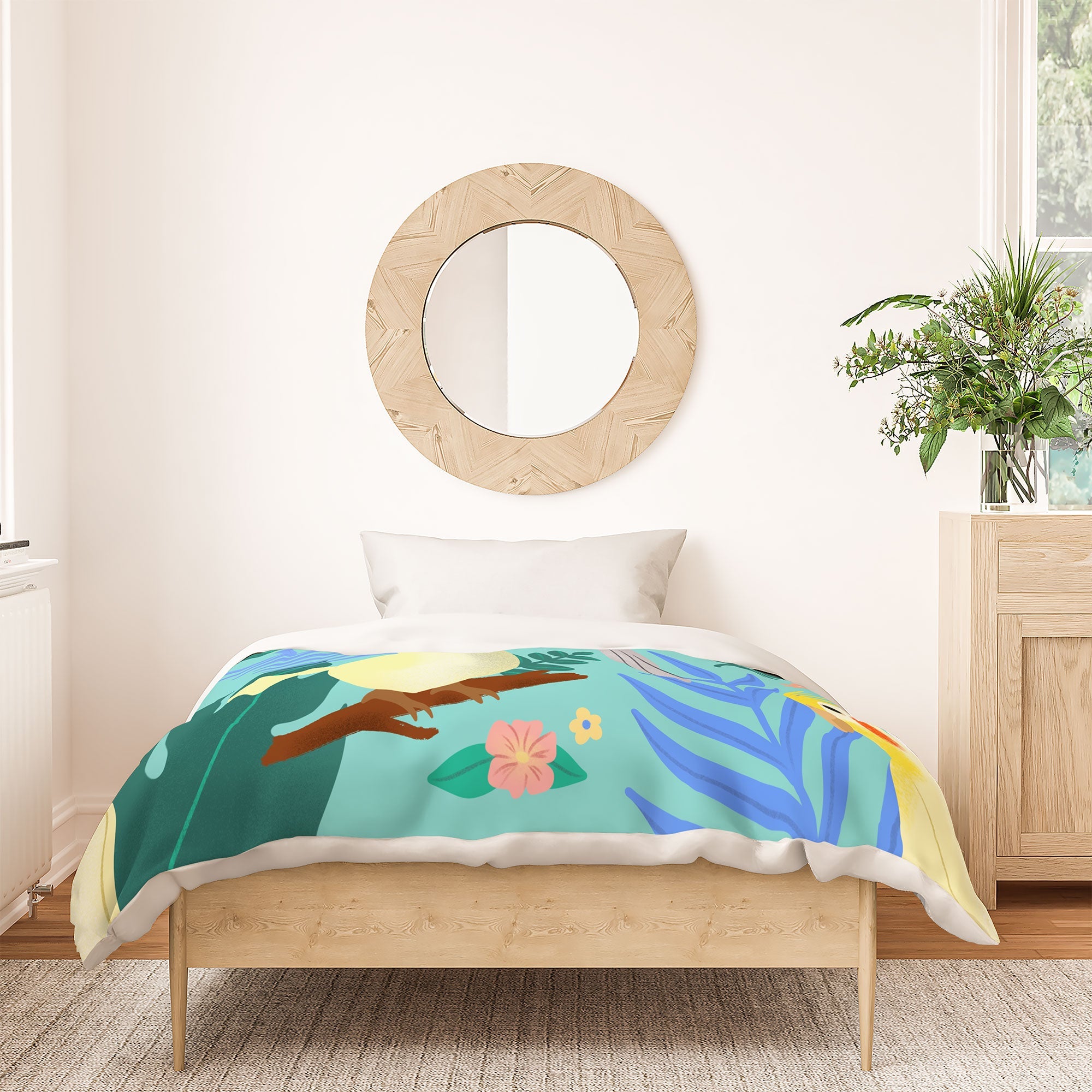 Design by Spark Cockatiel Beauty Duvet Cover