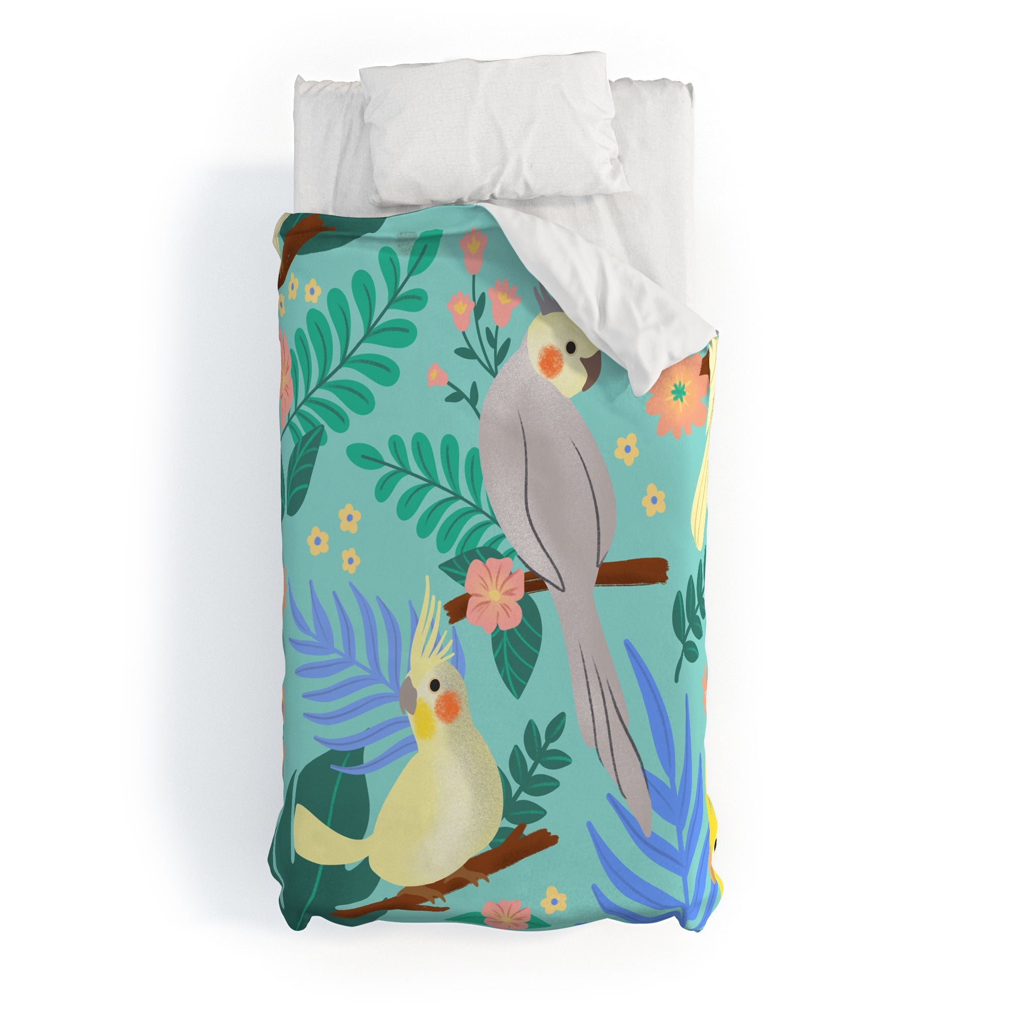 Design by Spark Cockatiel Beauty Duvet Cover