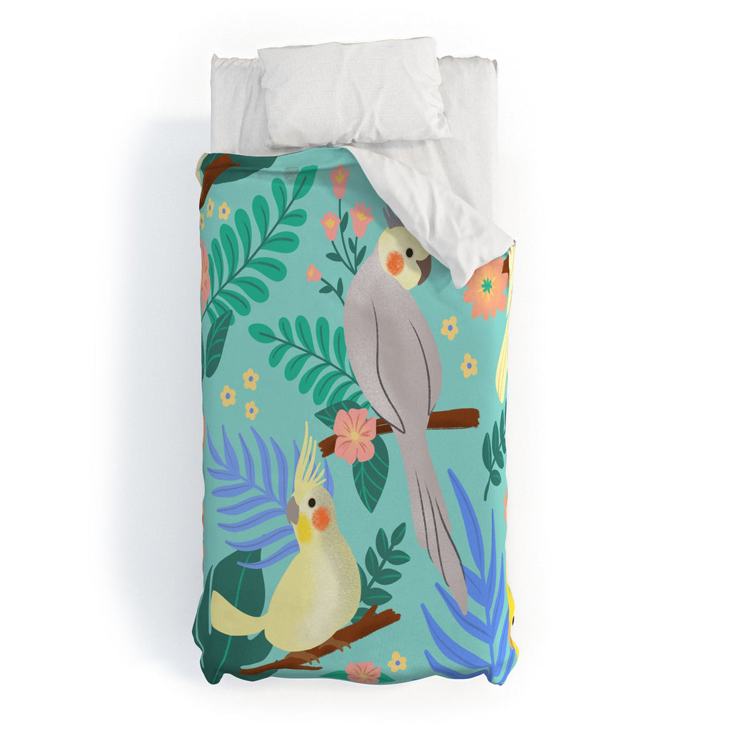 Design by Spark Cockatiel Beauty Duvet Cover