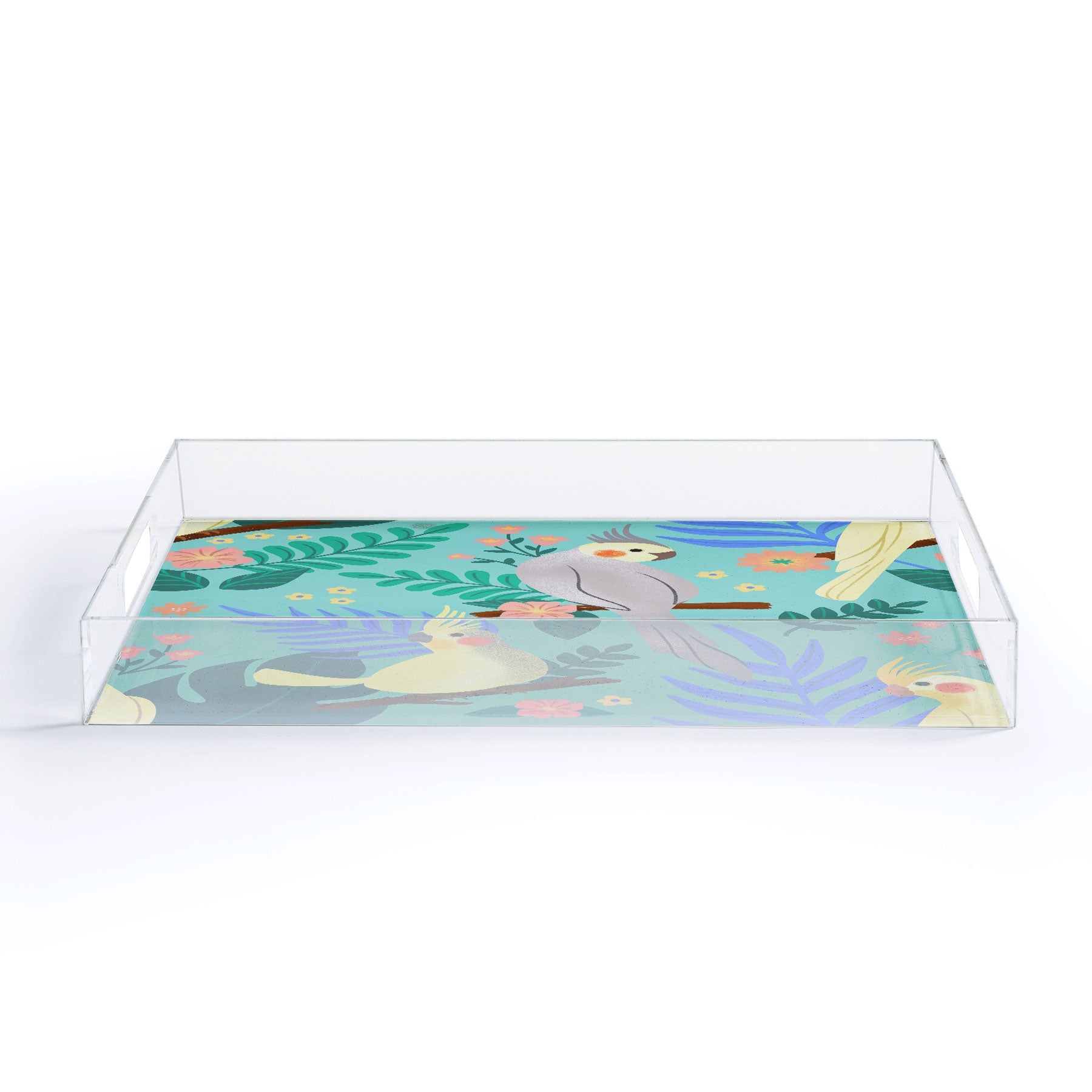 Design by Spark Cockatiel Beauty Acrylic Tray