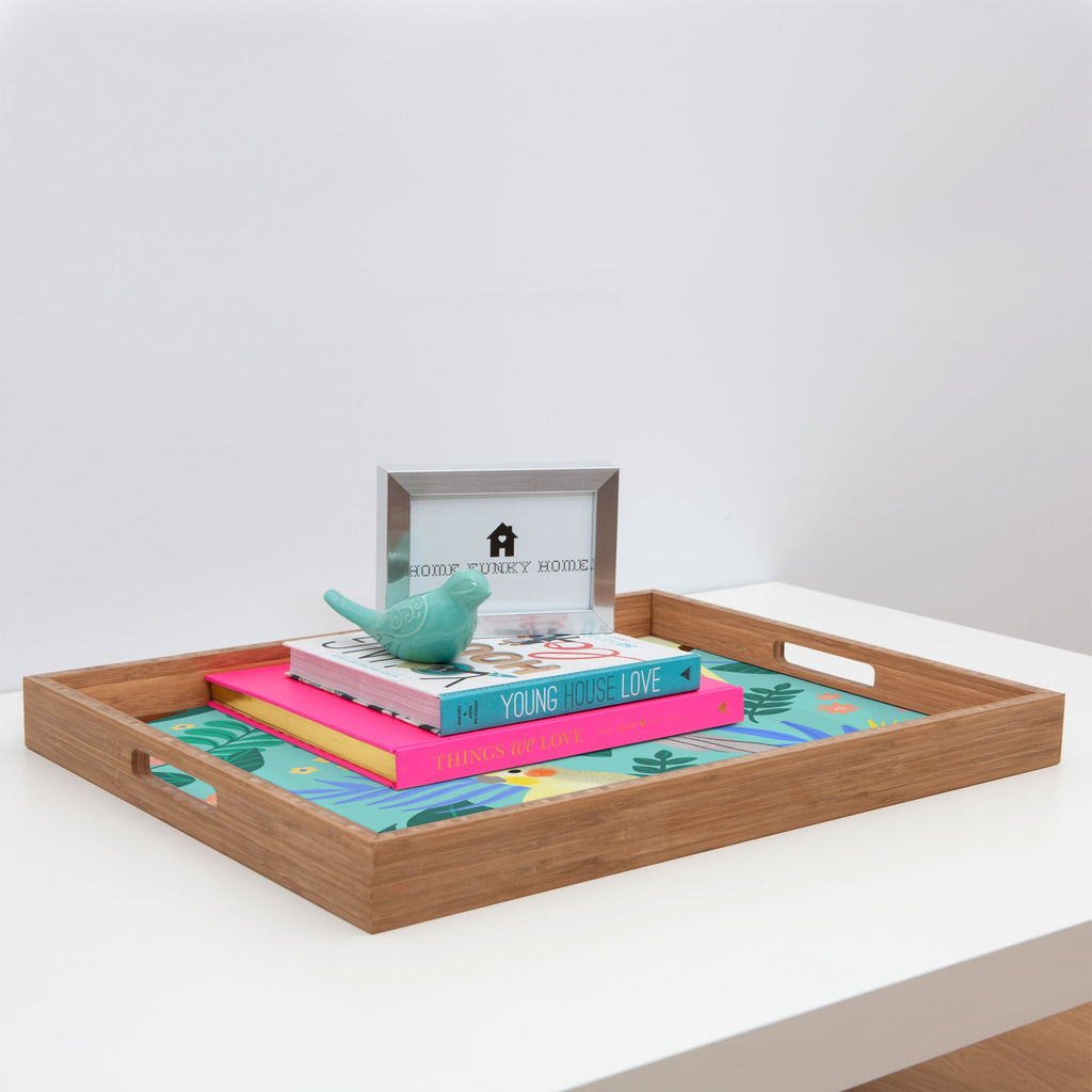 Design by Spark Cockatiel Beauty Rectangular Tray
