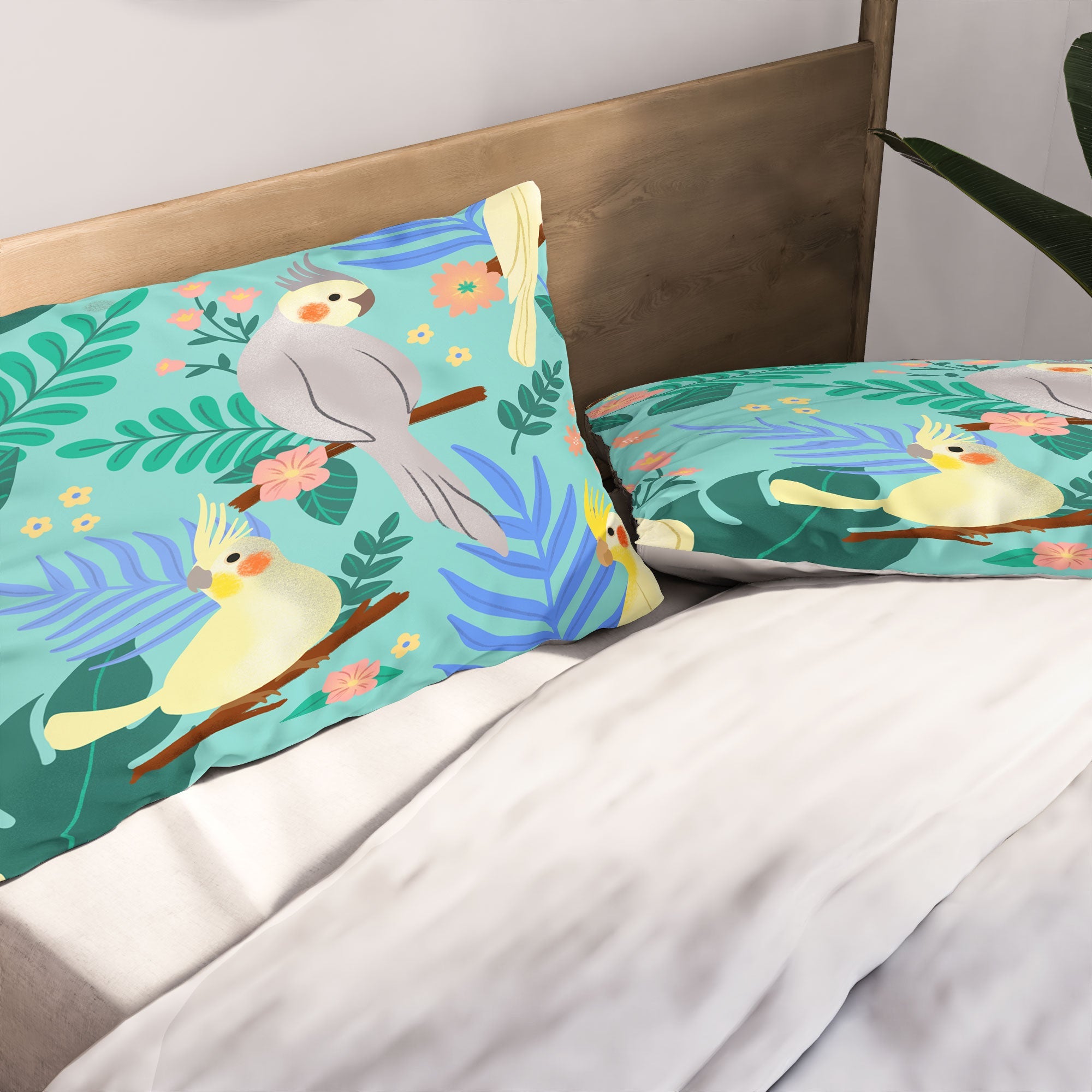 Design by Spark Cockatiel Beauty Pillow Shams