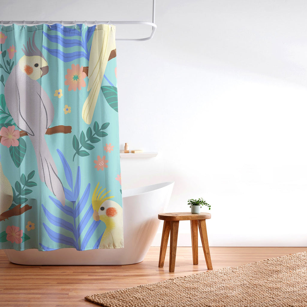 Design by Spark Cockatiel Beauty Shower Curtain