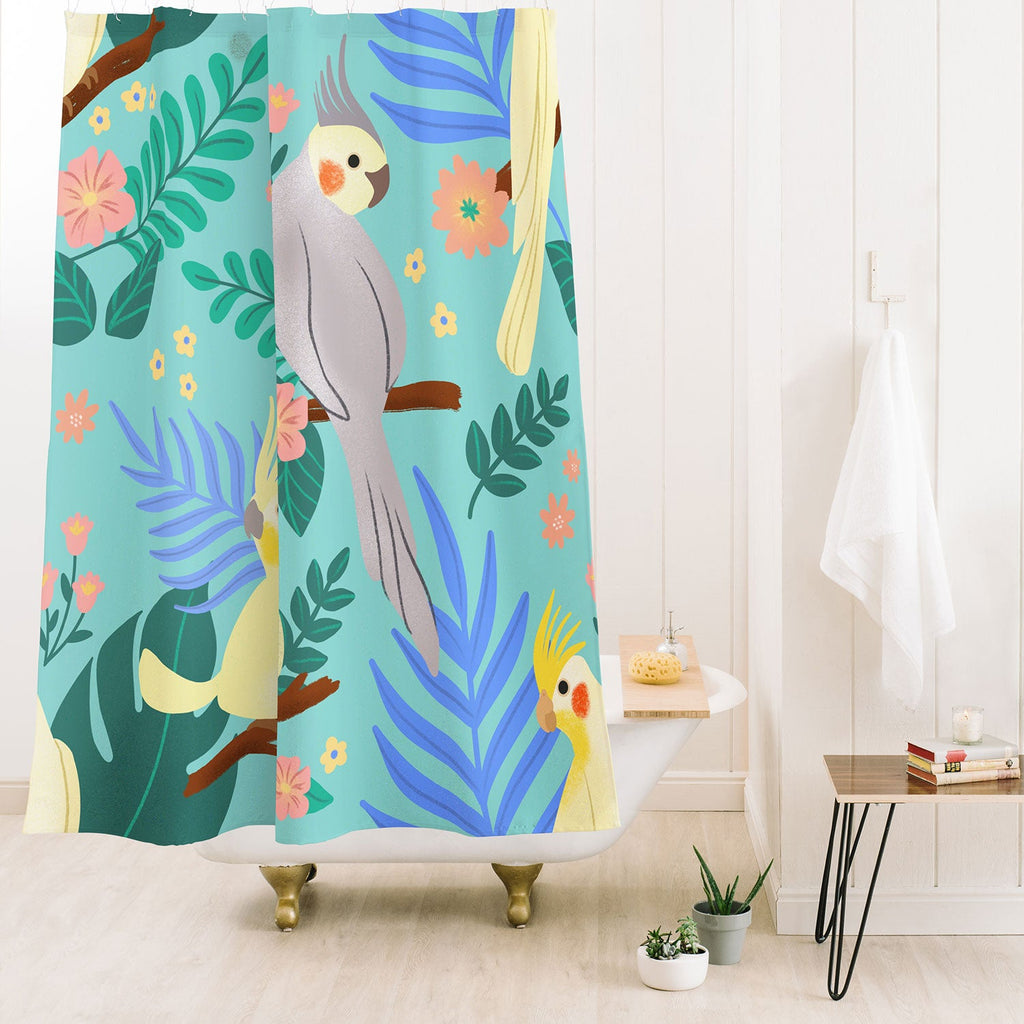 Design by Spark Cockatiel Beauty Shower Curtain