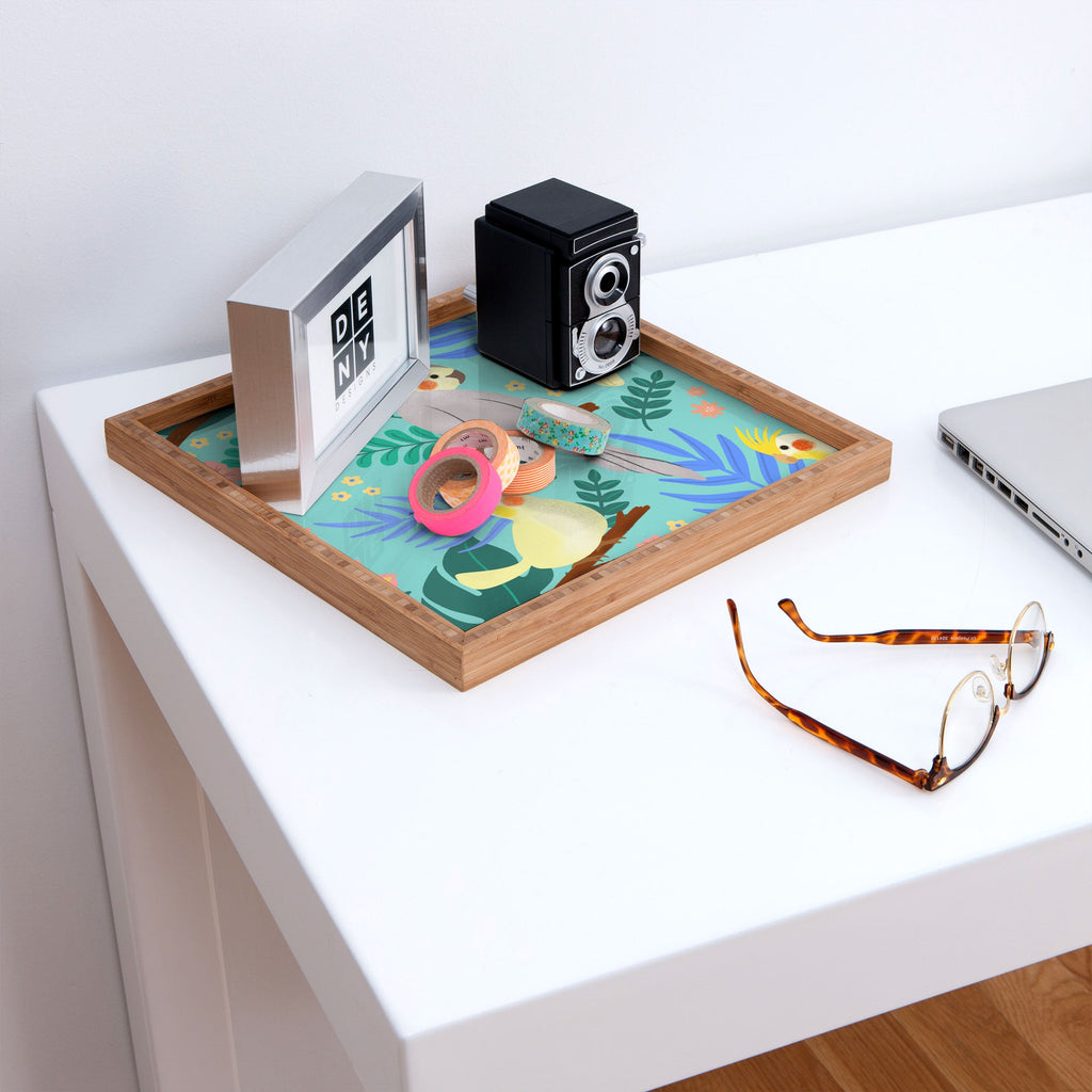 Design by Spark Cockatiel Beauty Square Tray
