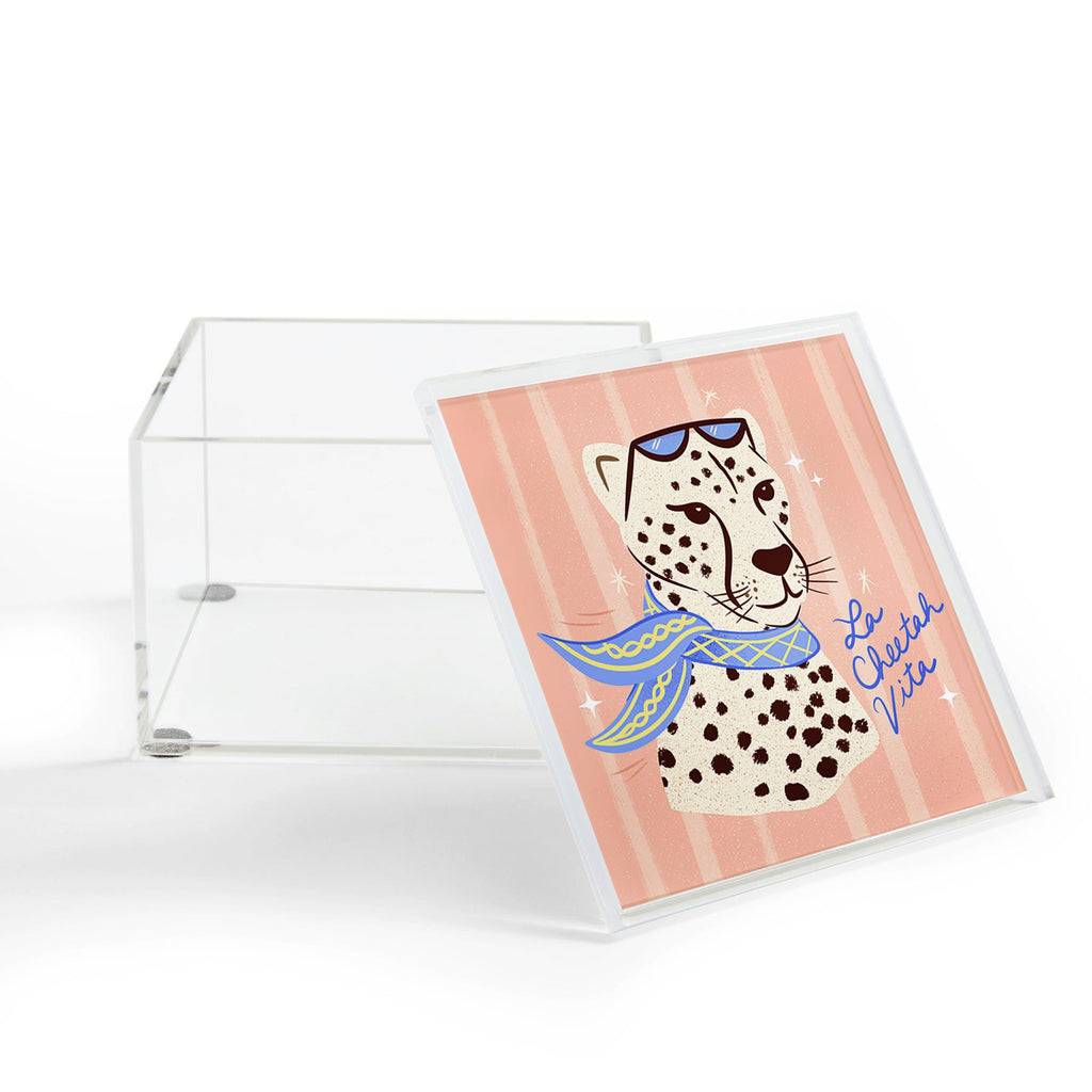 Design by Spark La Cheetah Vita Acrylic Box