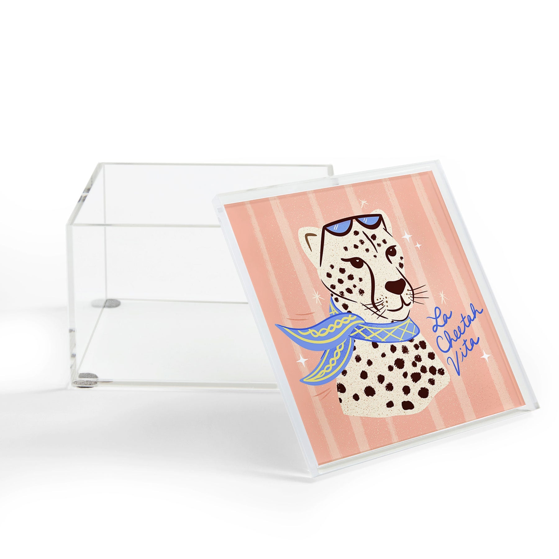 Design by Spark La Cheetah Vita Acrylic Box