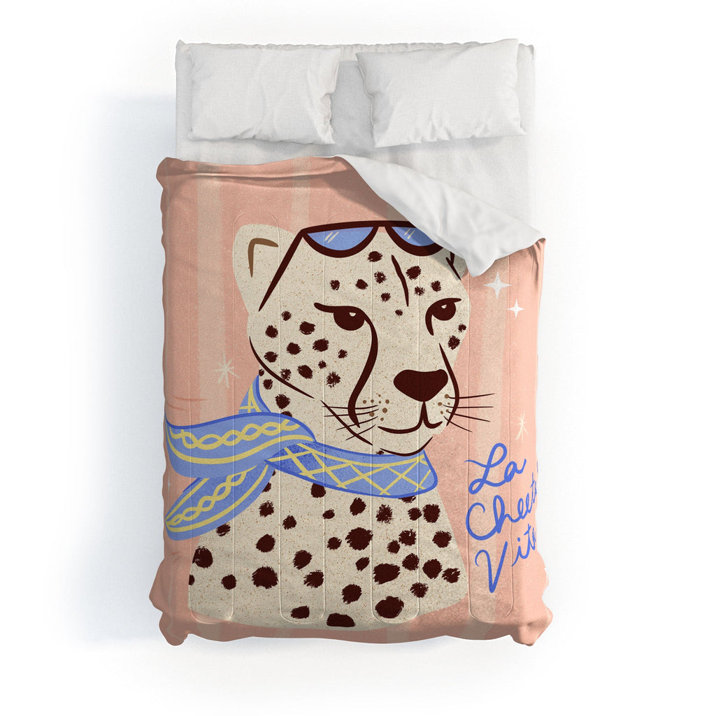 Design by Spark La Cheetah Vita Comforter
