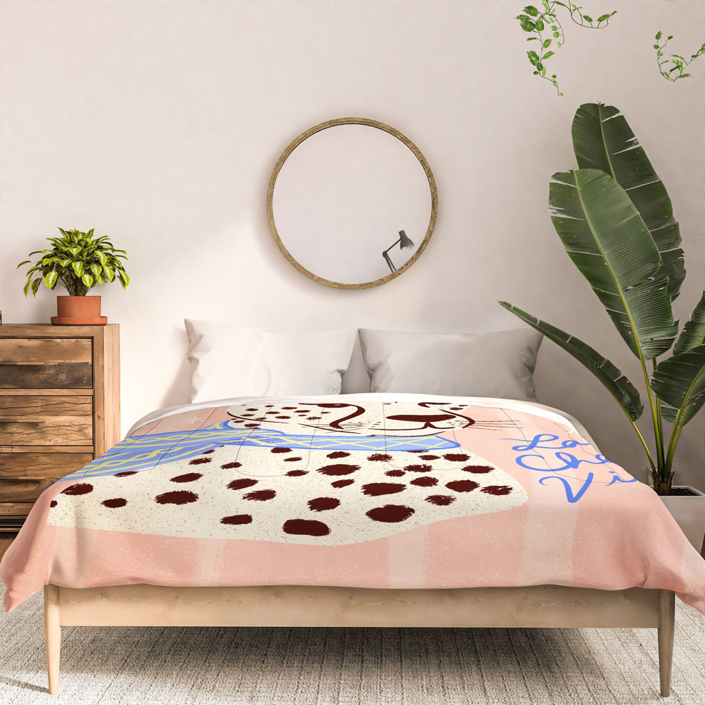 Design by Spark La Cheetah Vita Comforter