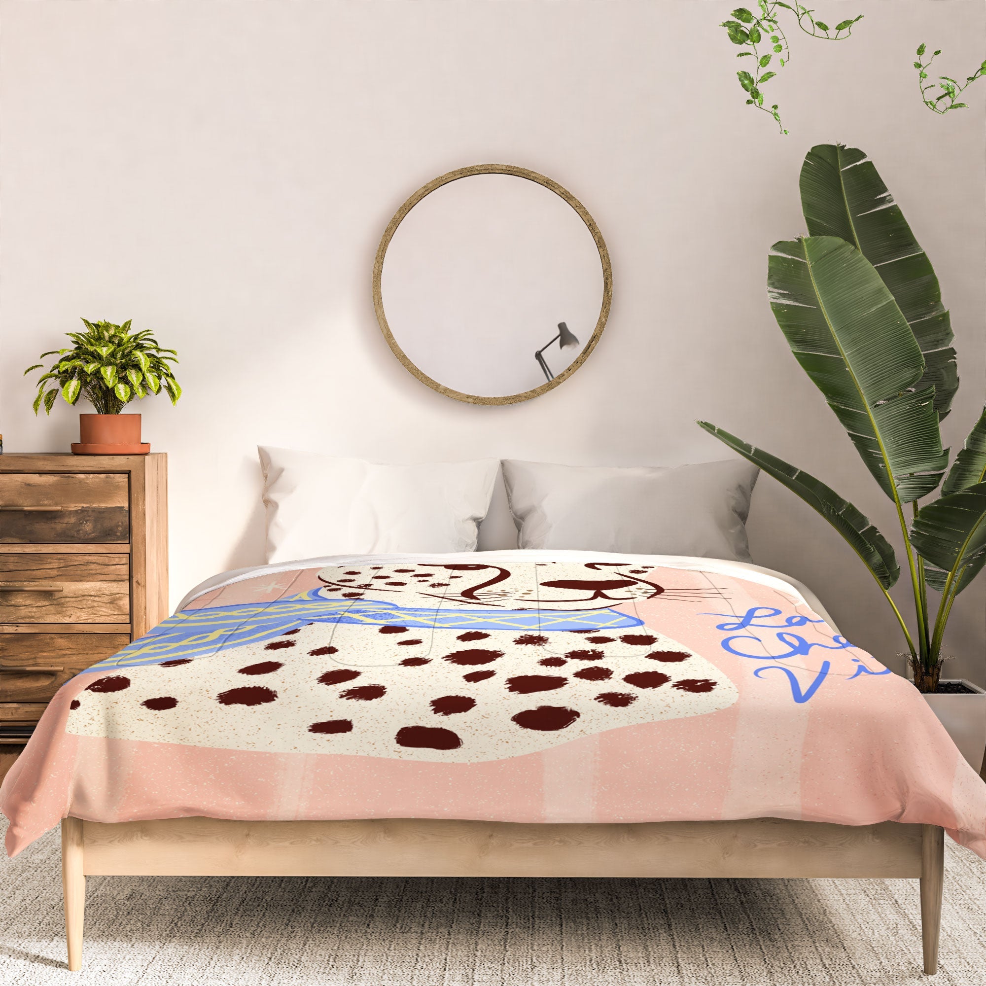 Design by Spark La Cheetah Vita Comforter