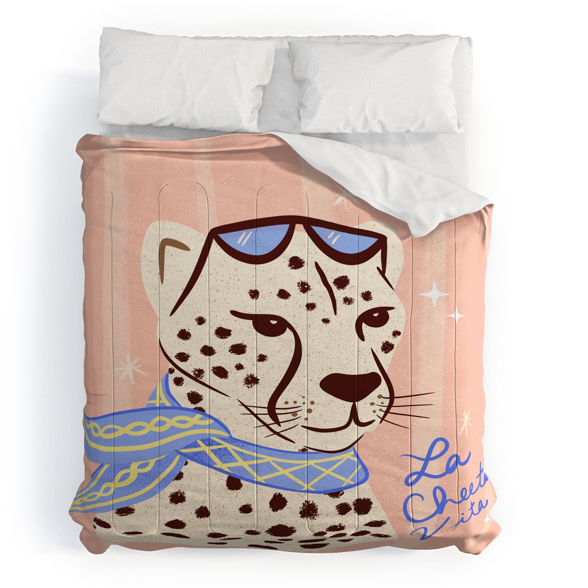 Design by Spark La Cheetah Vita Comforter