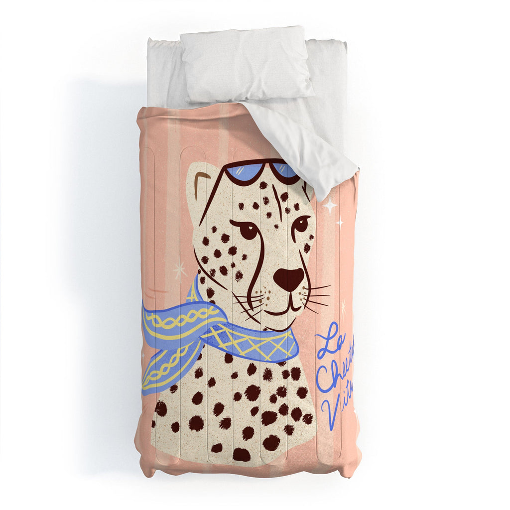 Design by Spark La Cheetah Vita Comforter