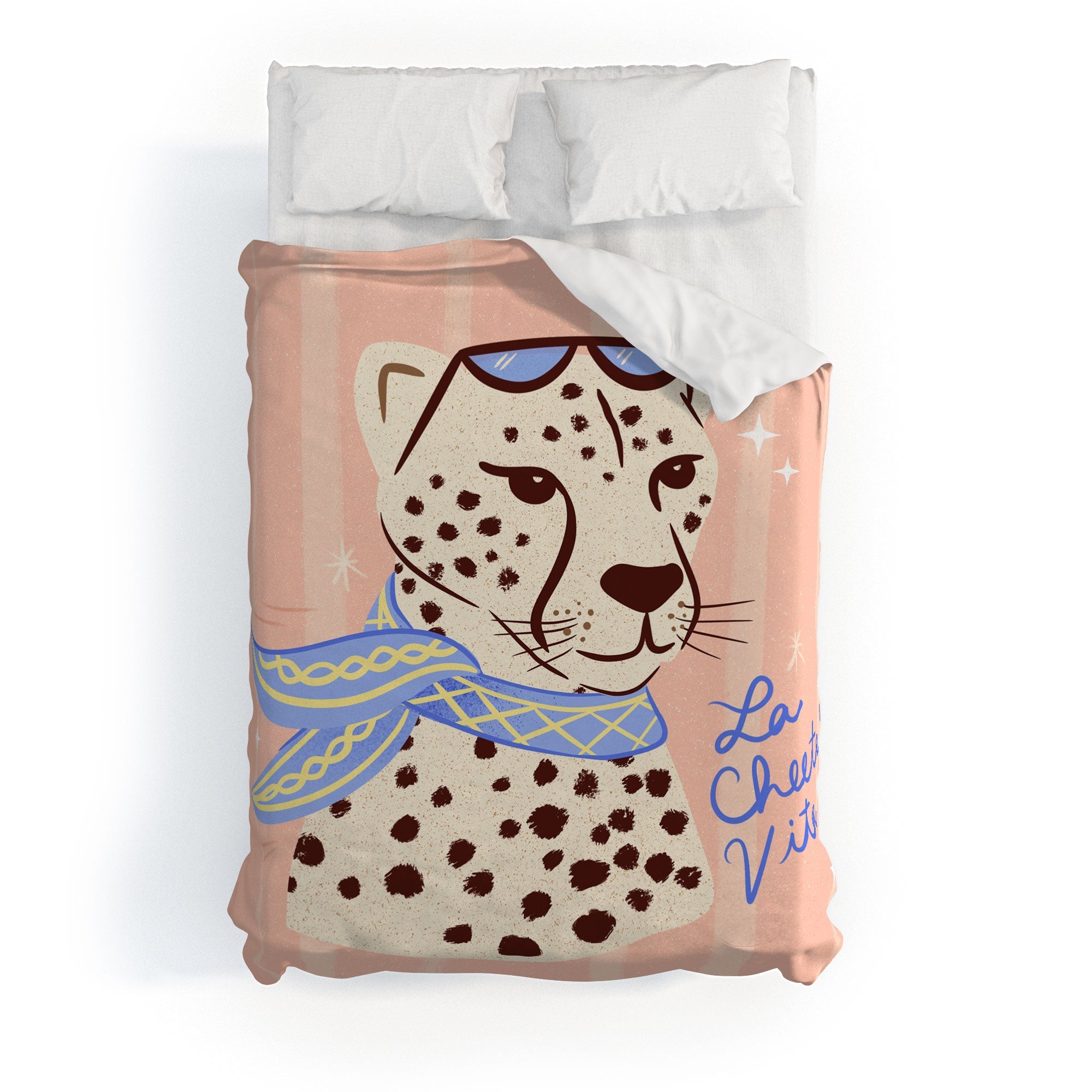 Design by Spark La Cheetah Vita Duvet Cover