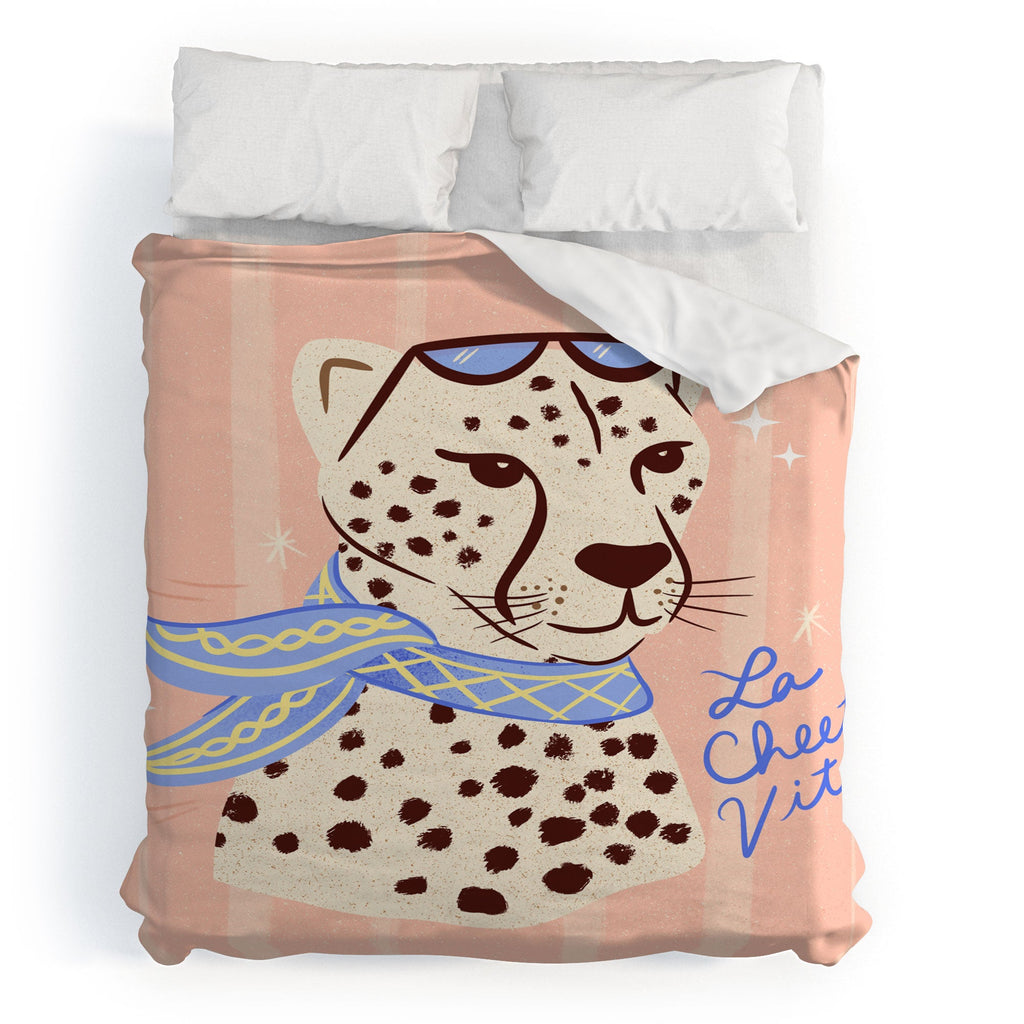Design by Spark La Cheetah Vita Duvet Cover
