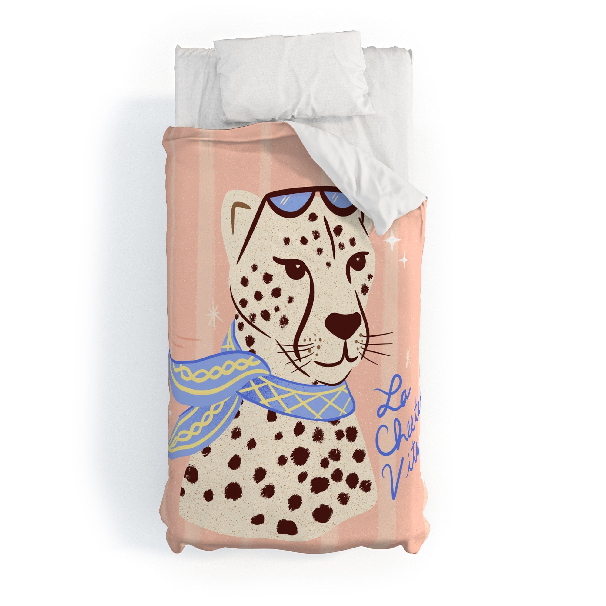 Design by Spark La Cheetah Vita Duvet Cover