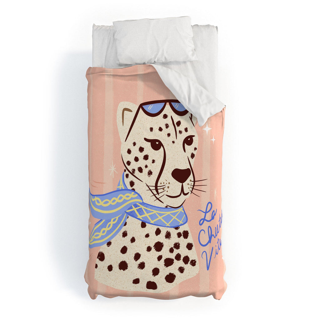Design by Spark La Cheetah Vita Duvet Cover