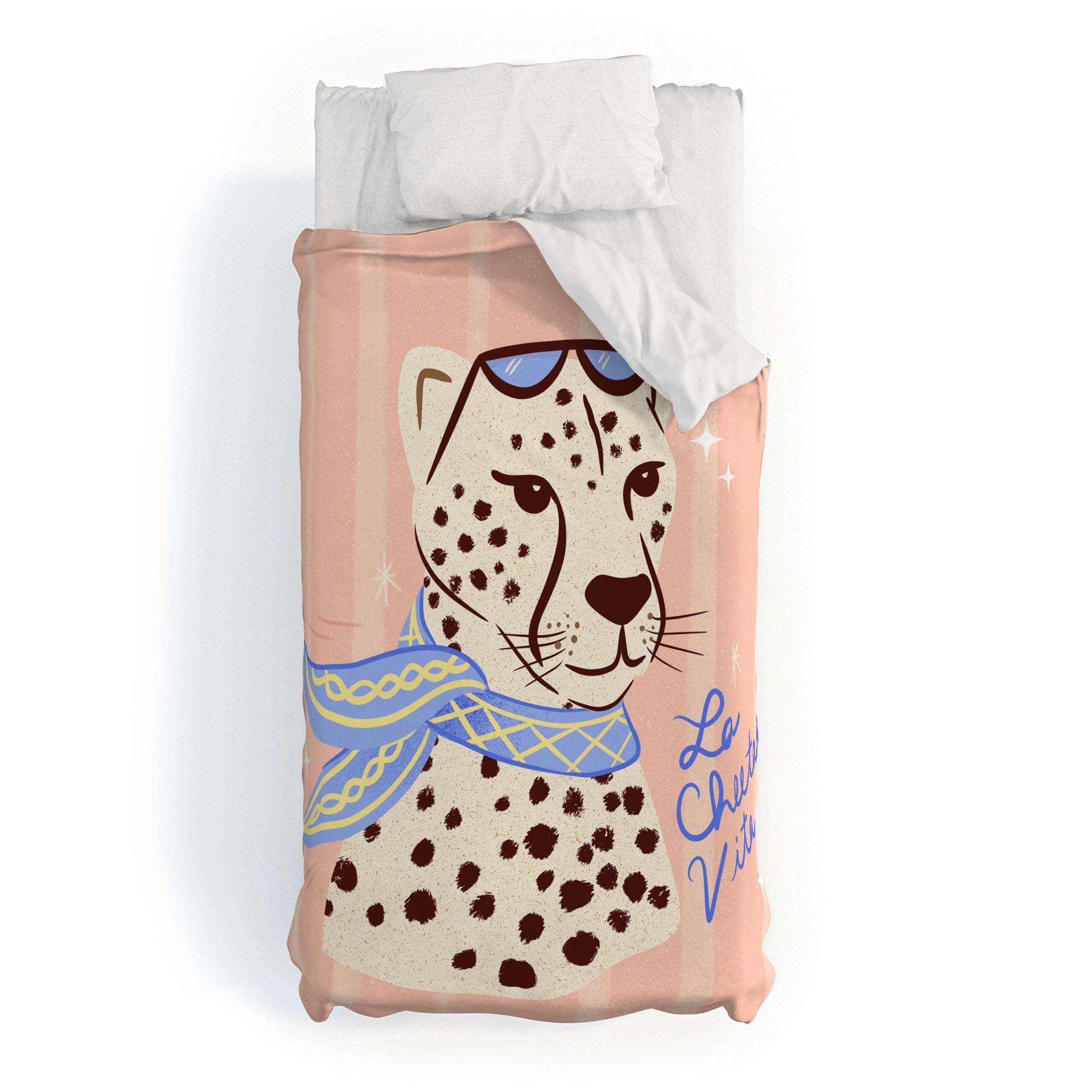 Design by Spark La Cheetah Vita Duvet Cover