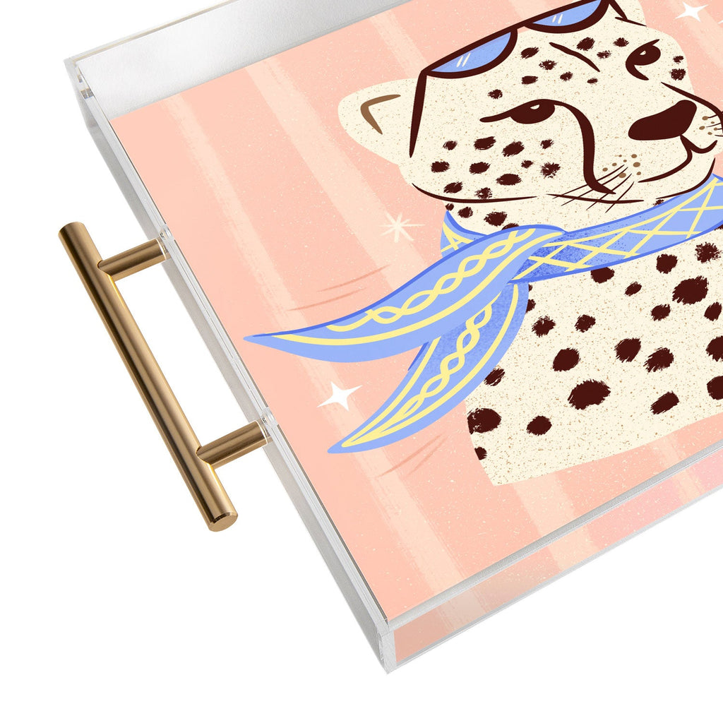 Design by Spark La Cheetah Vita Acrylic Tray