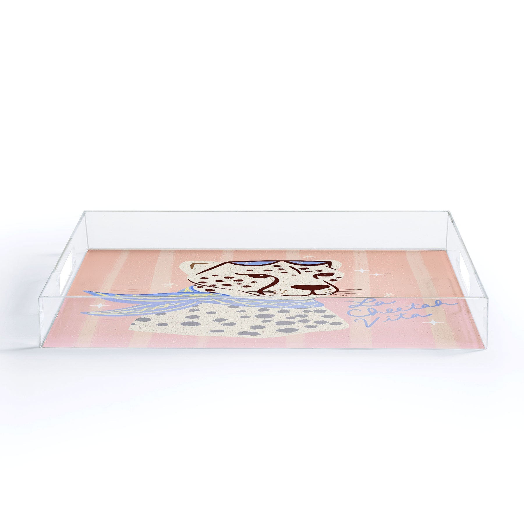 Design by Spark La Cheetah Vita Acrylic Tray