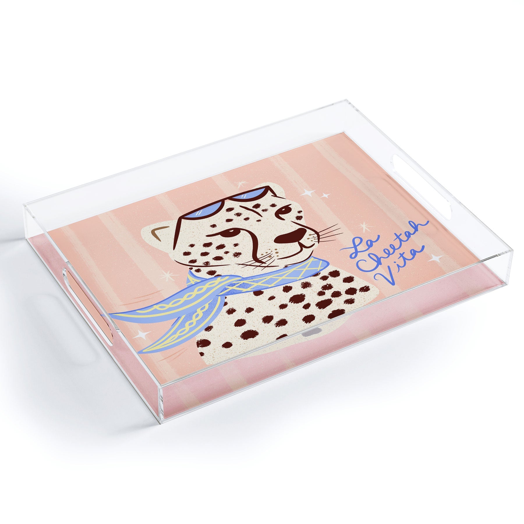 Design by Spark La Cheetah Vita Acrylic Tray
