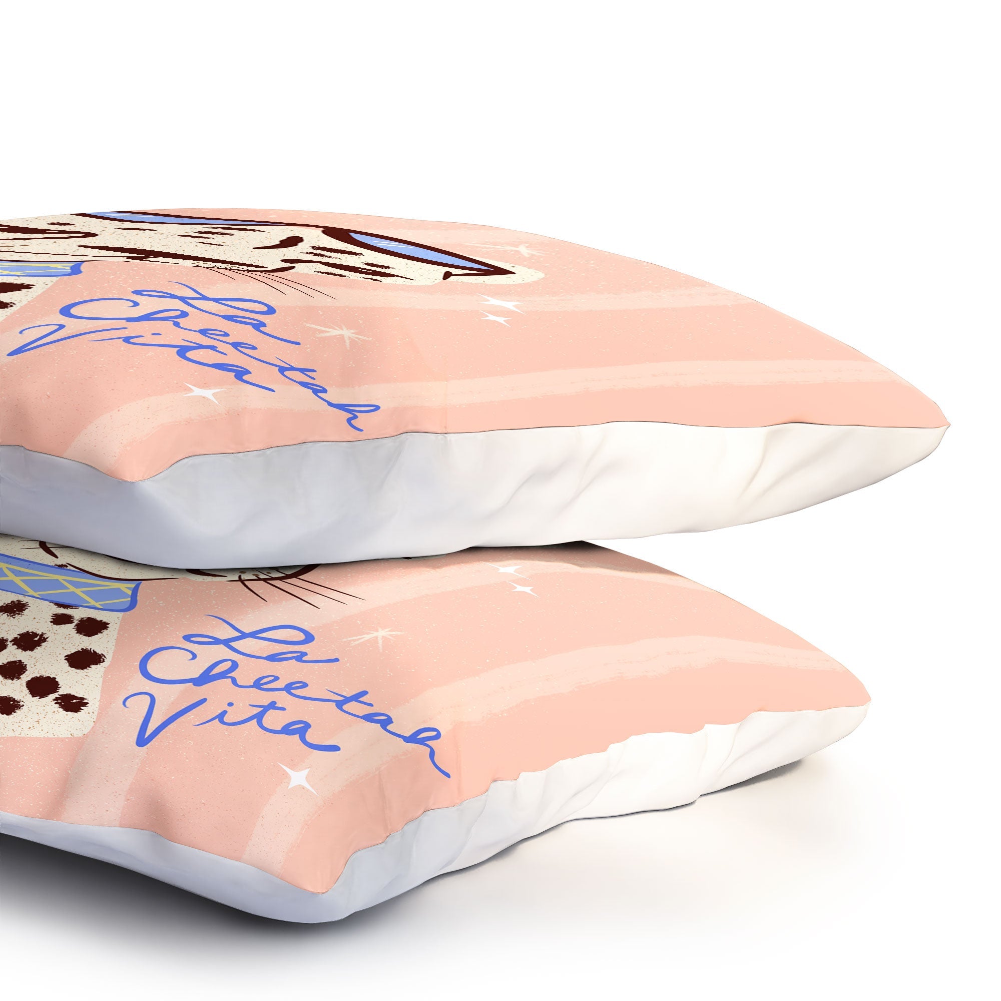 Design by Spark La Cheetah Vita Pillow Shams