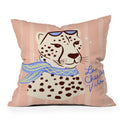 Design by Spark La Cheetah Vita Throw Pillow