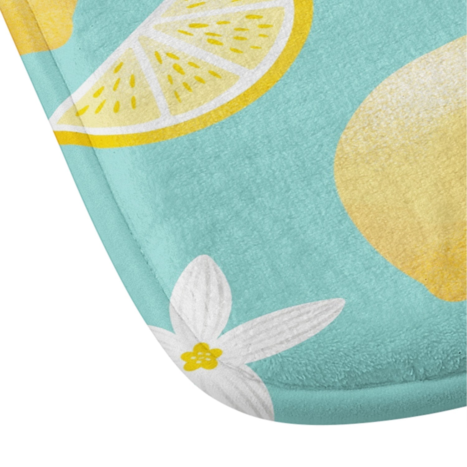Design by Spark Lemon Florals Memory Foam Bath Mat