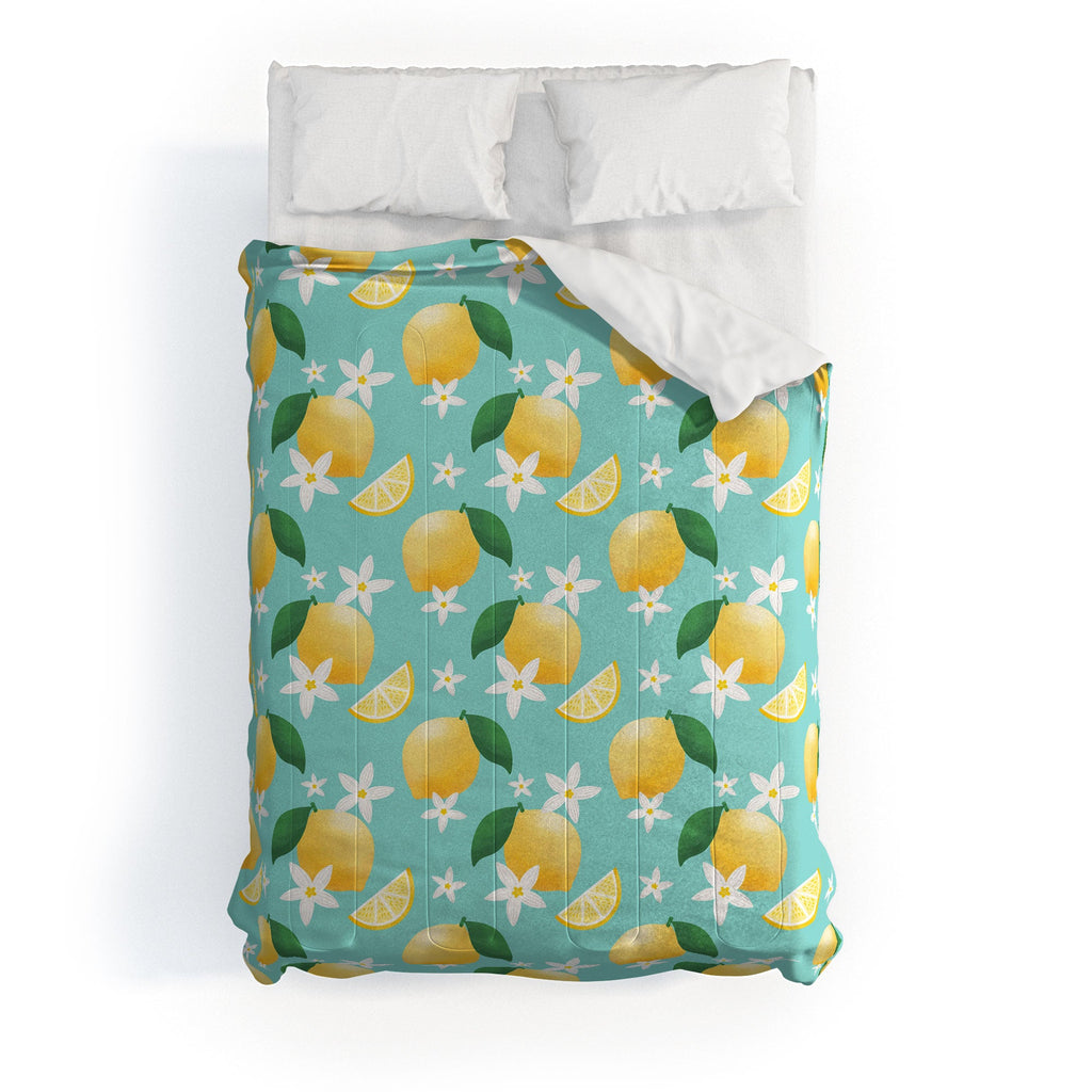 Design by Spark Lemon Florals Comforter