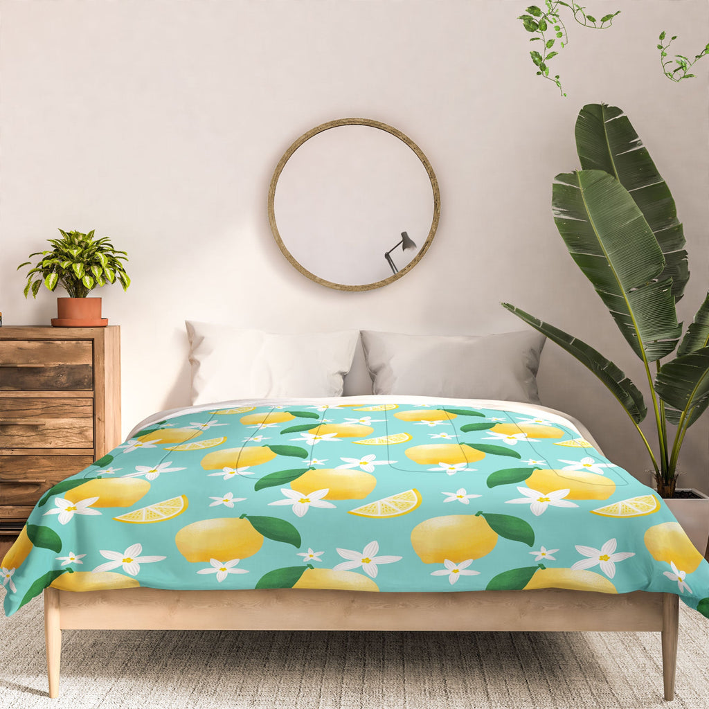 Design by Spark Lemon Florals Comforter