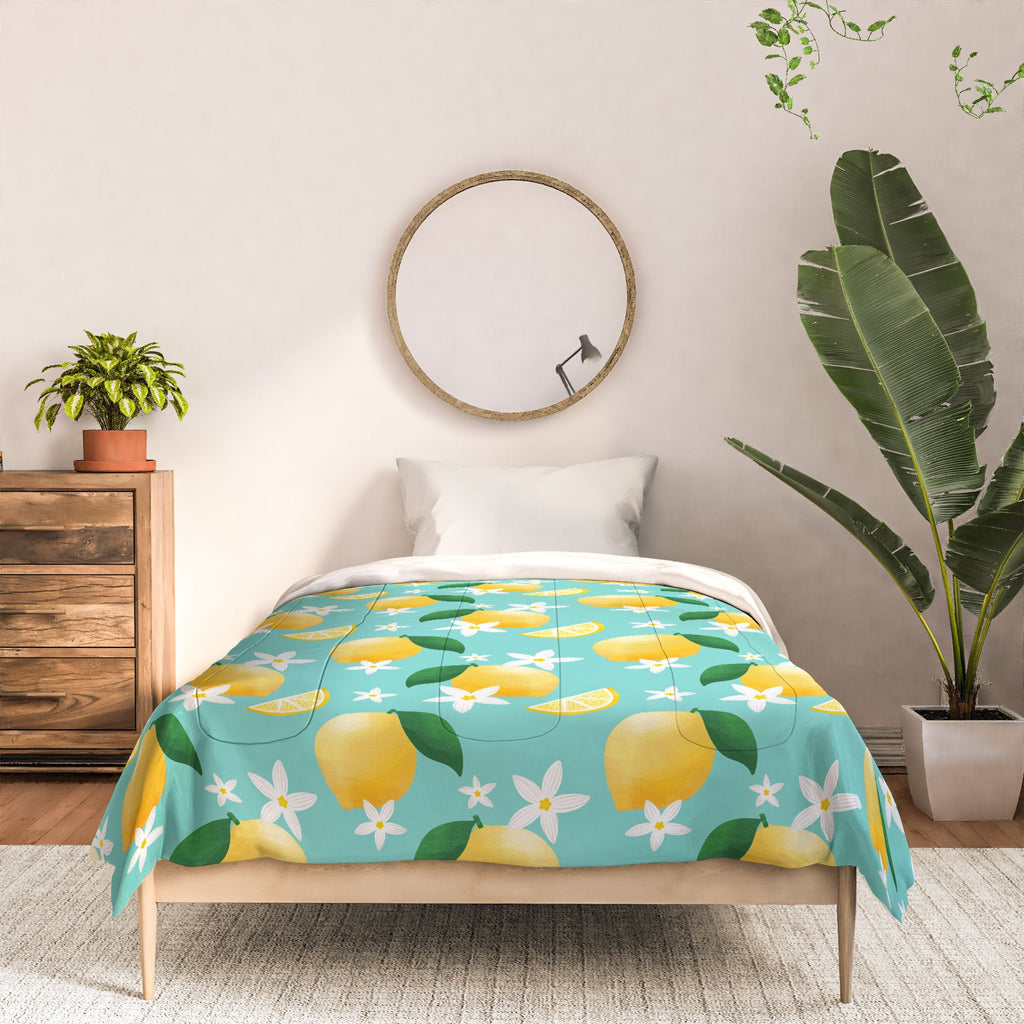 Design by Spark Lemon Florals Comforter