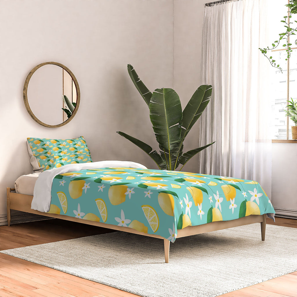 Design by Spark Lemon Florals Comforter