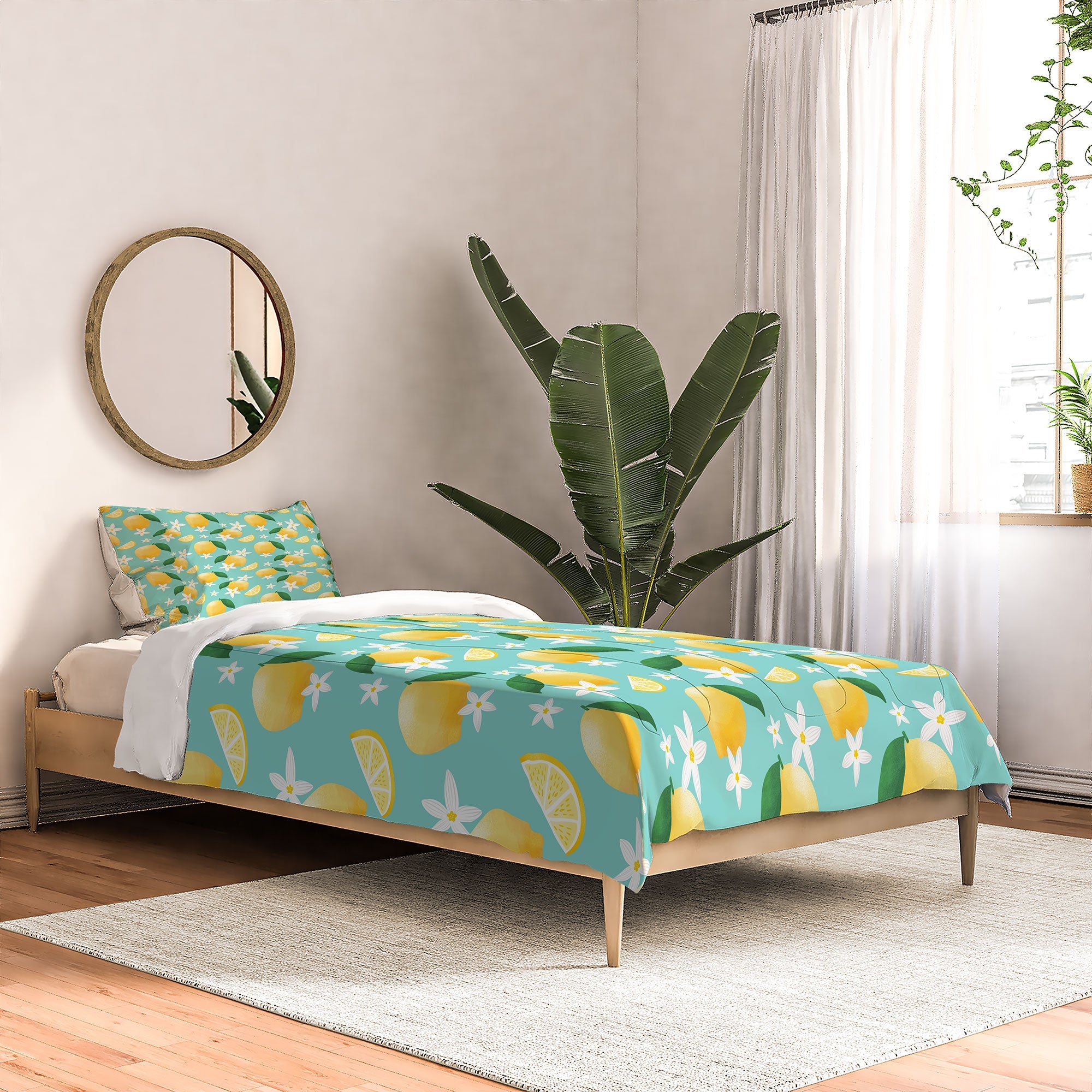Design by Spark Lemon Florals Comforter