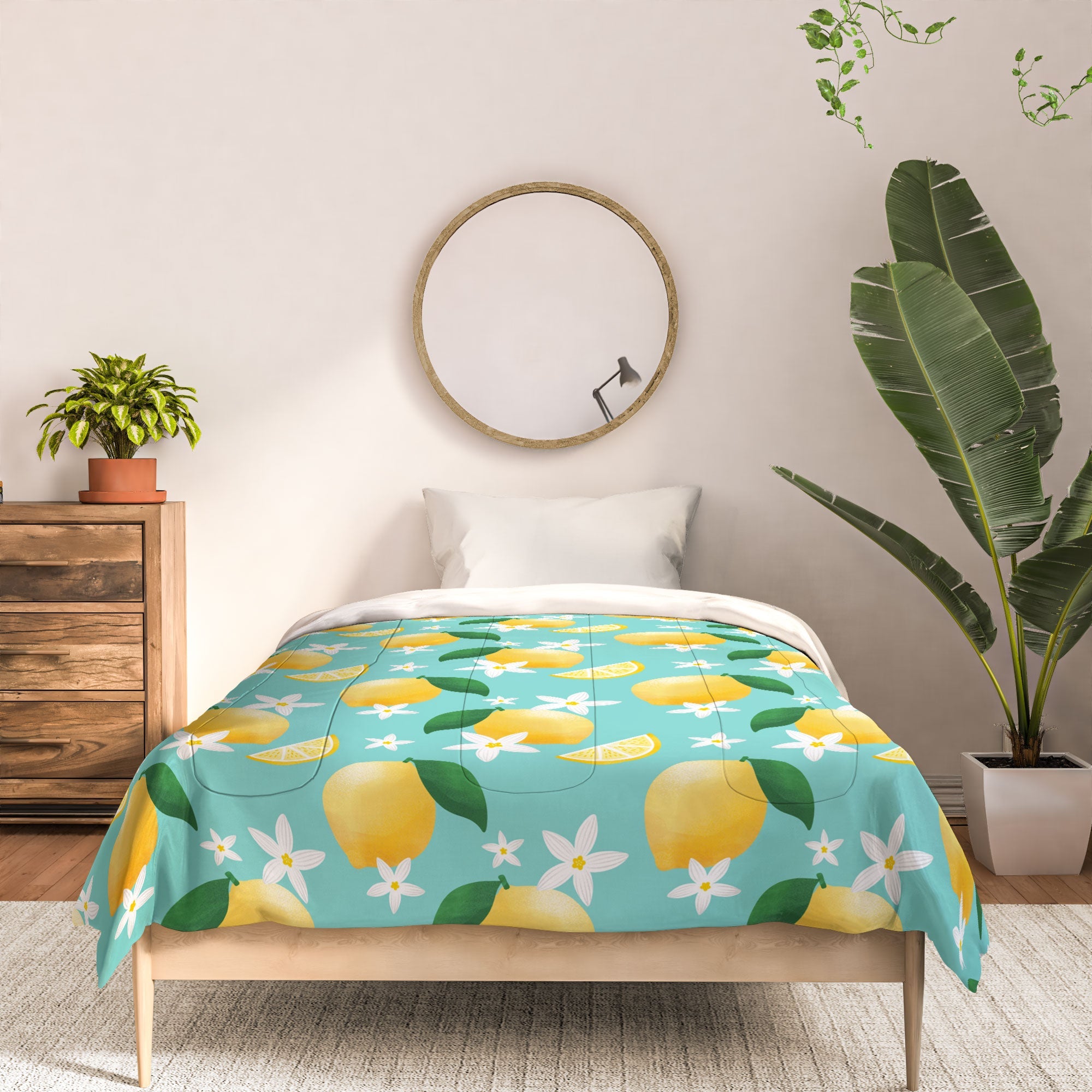 Design by Spark Lemon Florals Comforter