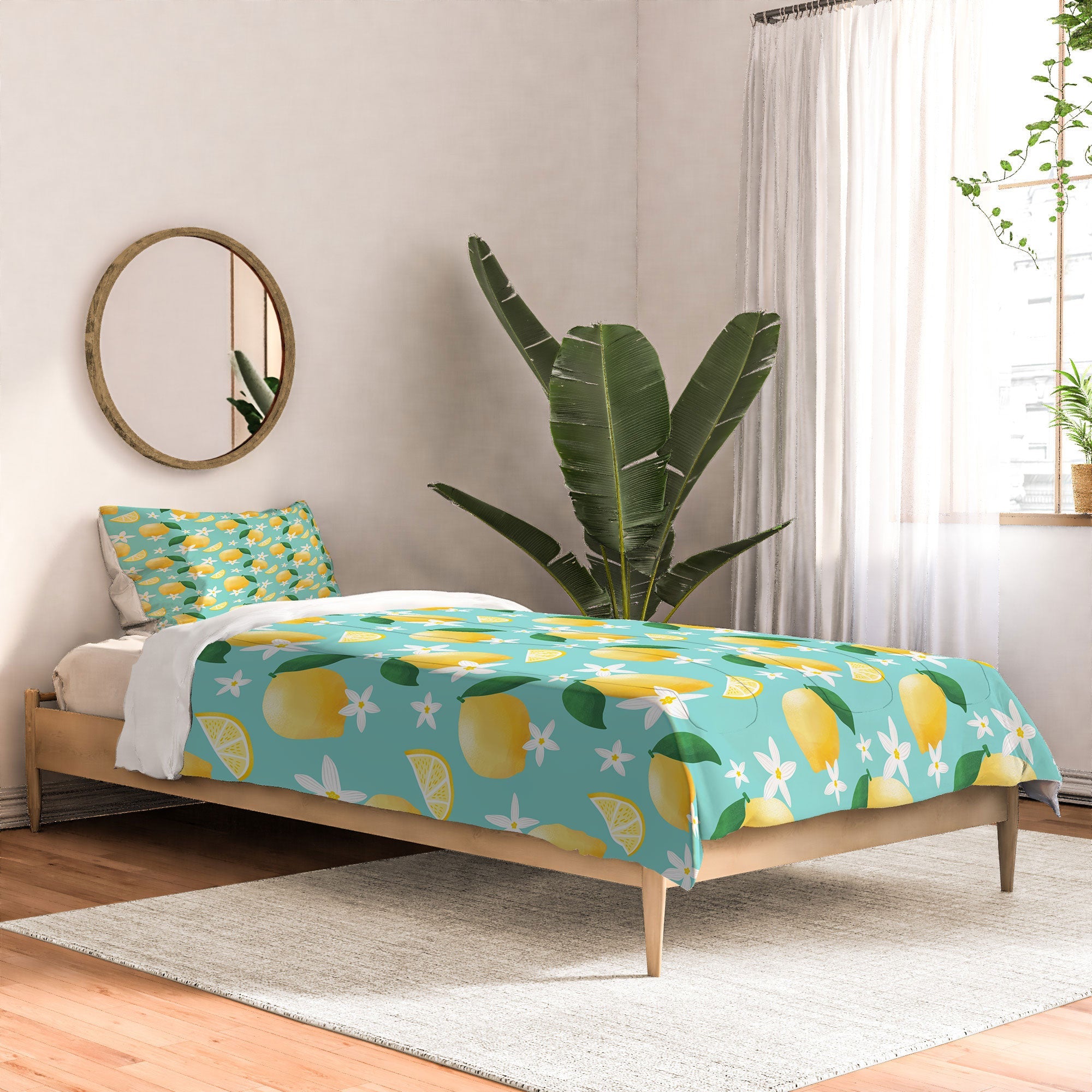 Design by Spark Lemon Florals Comforter