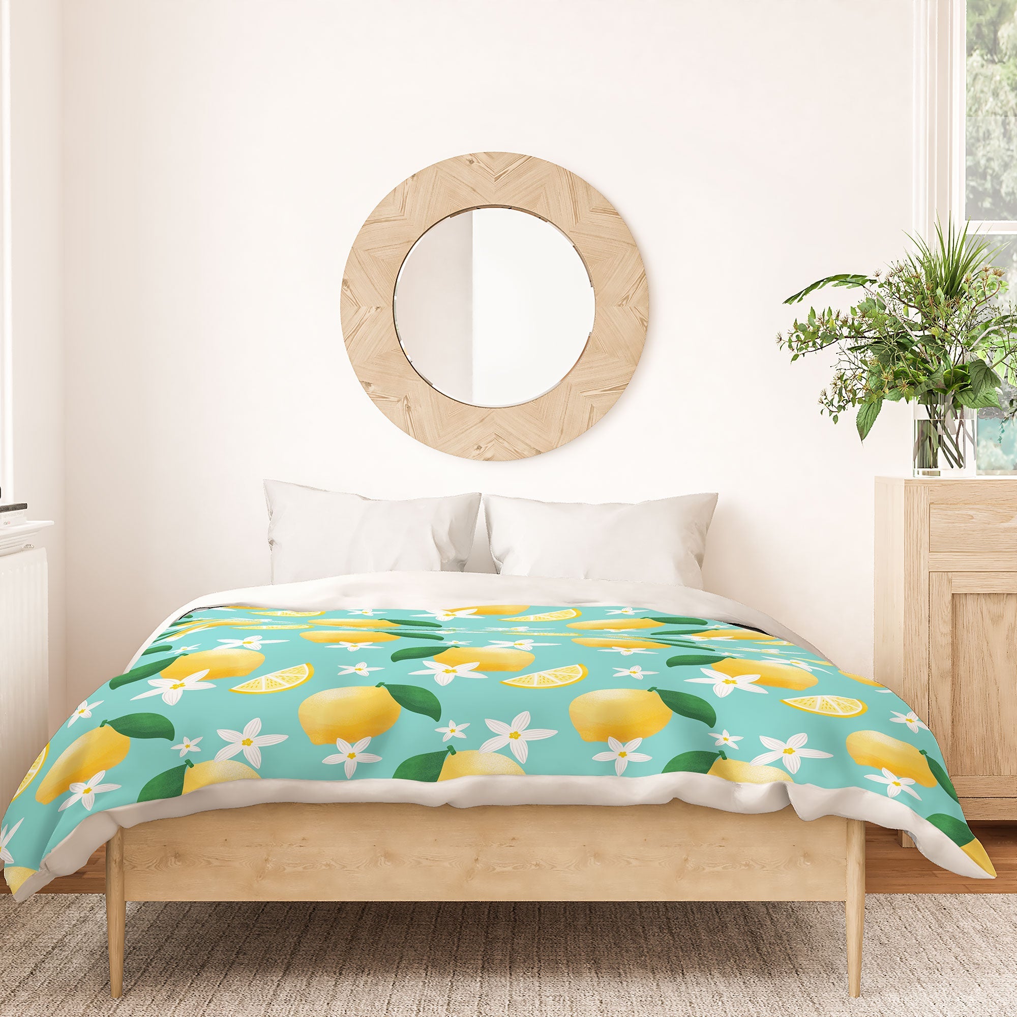 Design by Spark Lemon Florals Duvet Cover