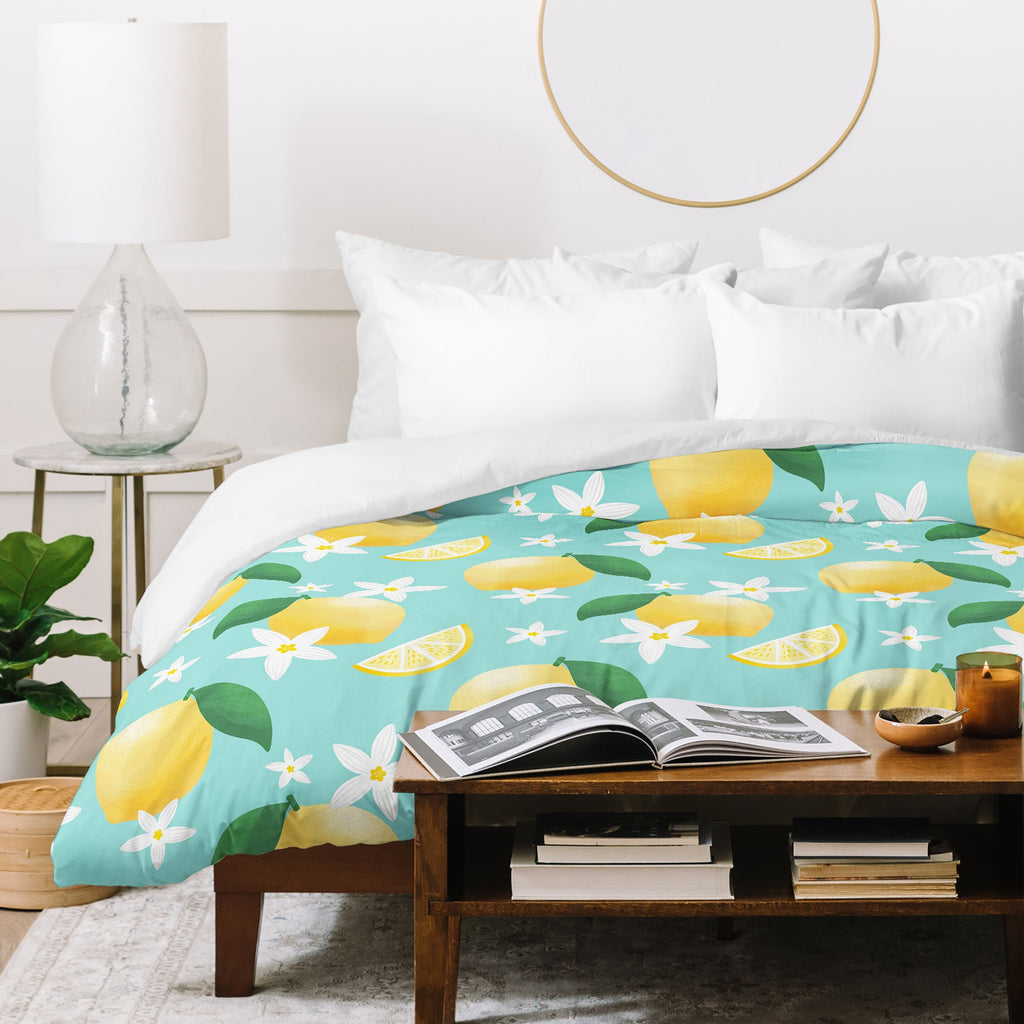 Design by Spark Lemon Florals Duvet Cover