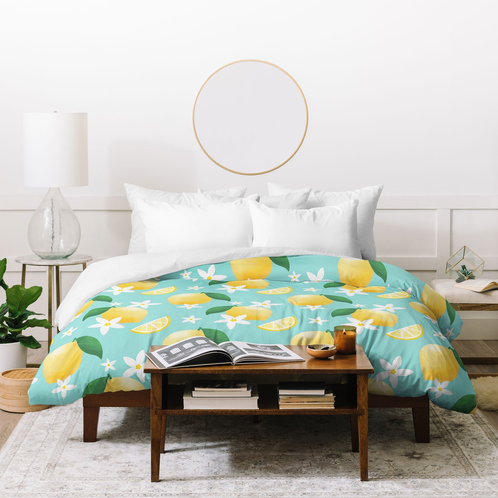Design by Spark Lemon Florals Duvet Cover