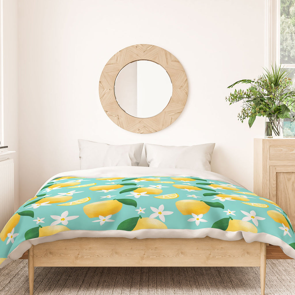 Design by Spark Lemon Florals Duvet Cover